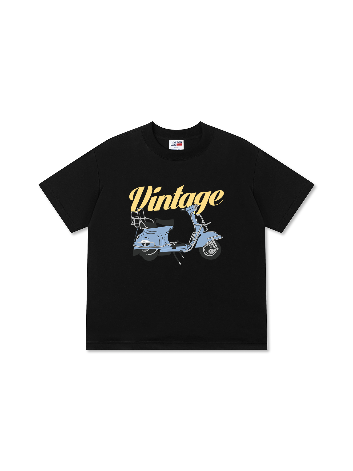 Áo Thun Relaxed Fit Motorbike Vintage Vespa