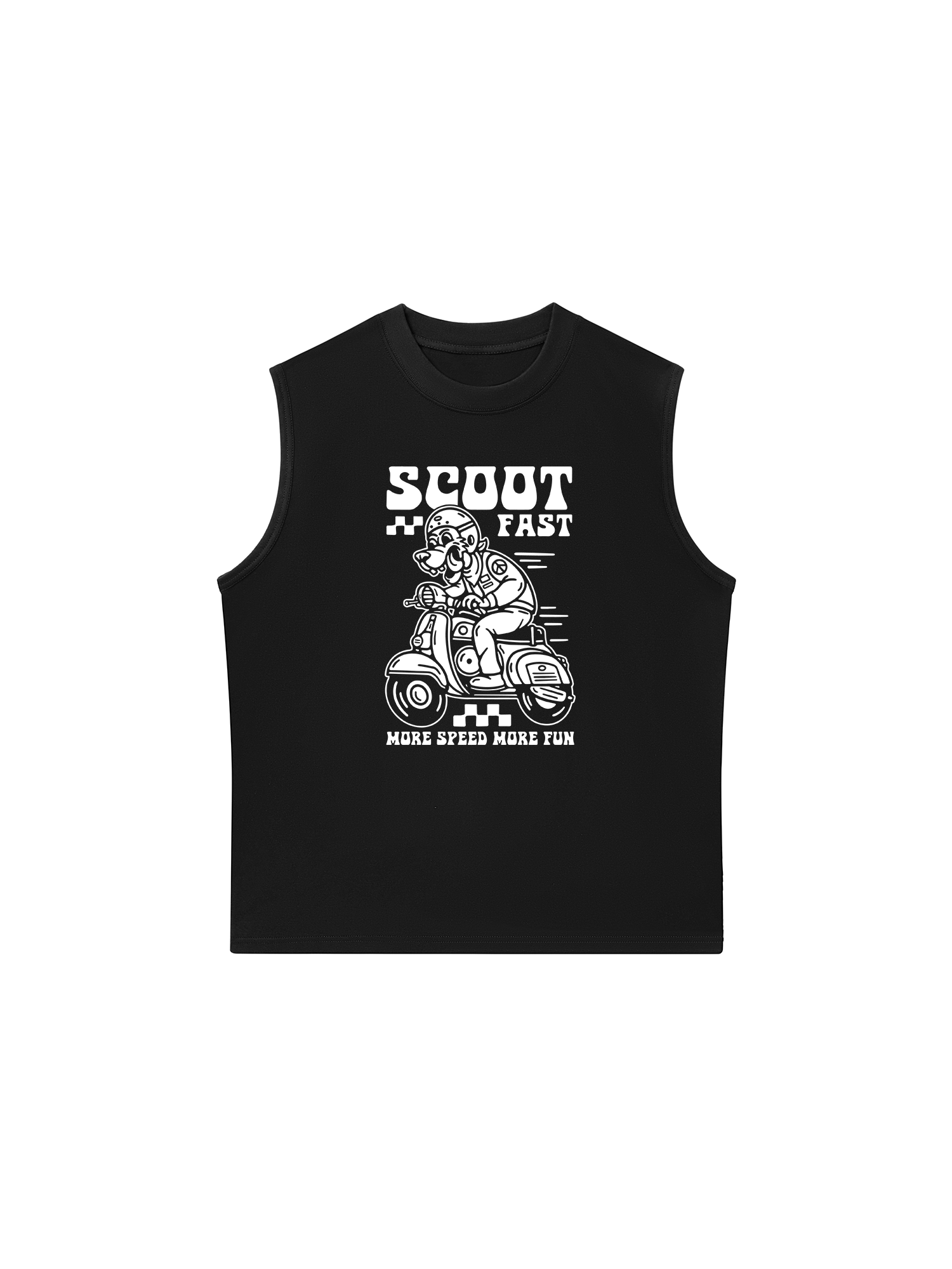 Áo Ba Lỗ Relaxed Fit Scoot Fast