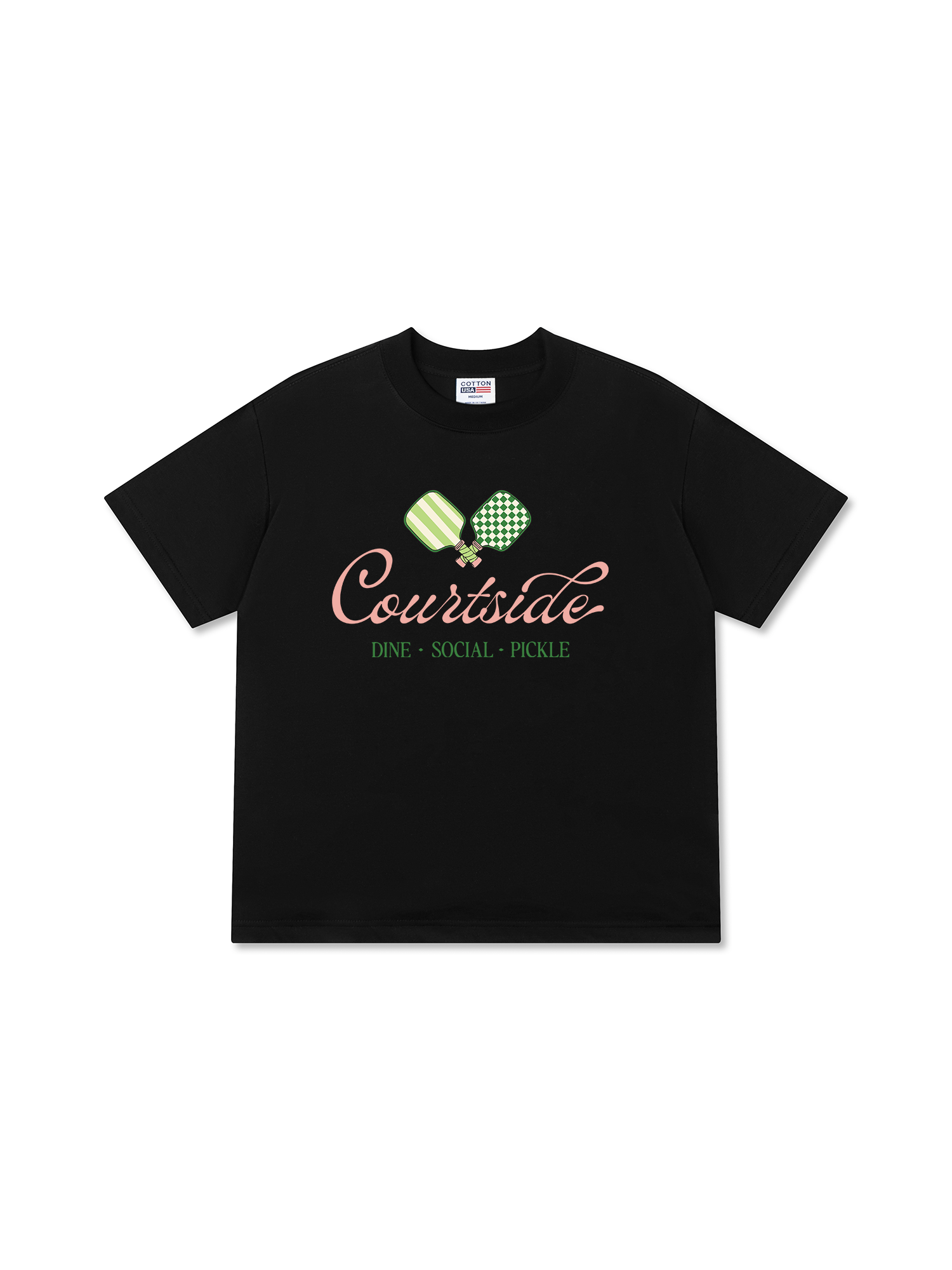 Áo Thun Relaxed Fit Pickleball Courtside Dine Social Pickle