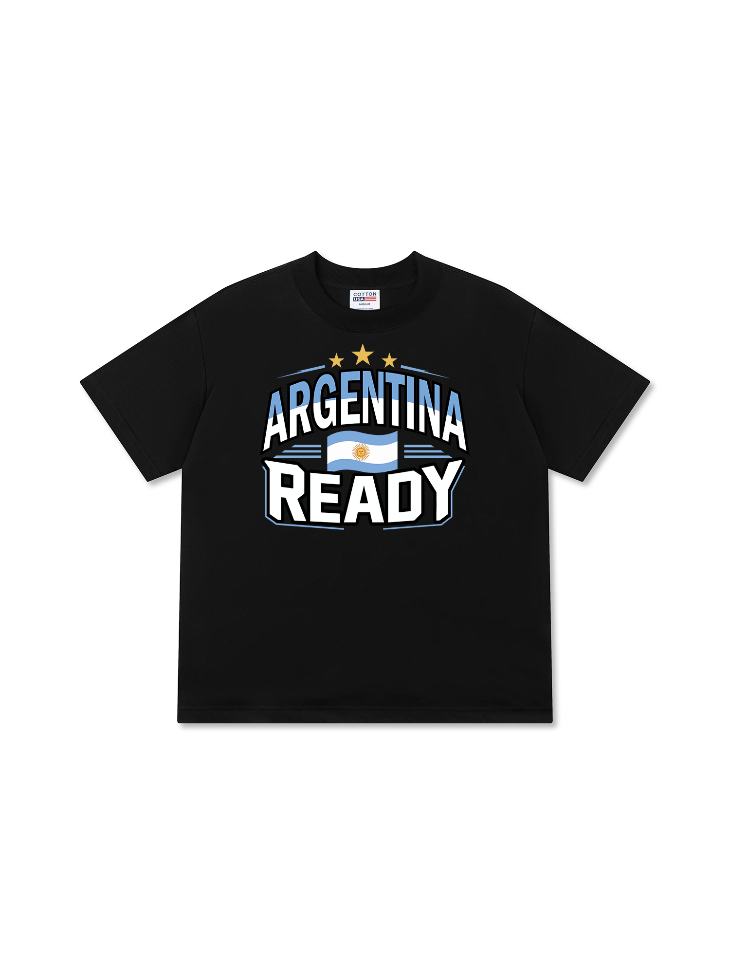 Áo Thun Relaxed Fit Soccer World Cup Argentina Ready