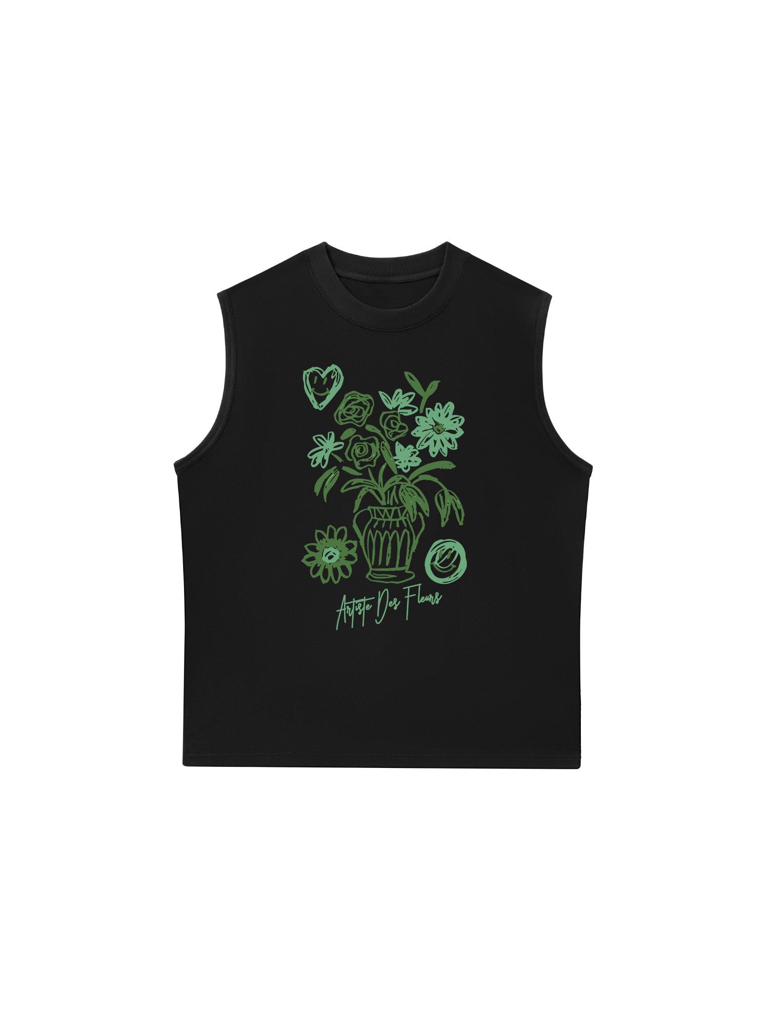 Áo Ba Lỗ Relaxed Fit Floral Artiste Des Fleurs