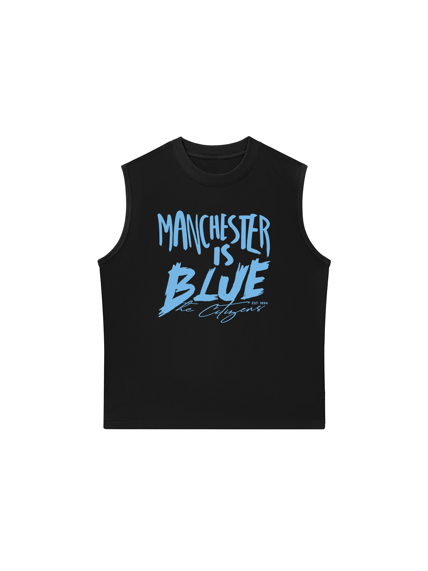 Áo Ba Lỗ Relaxed Fit Manchester is Blue