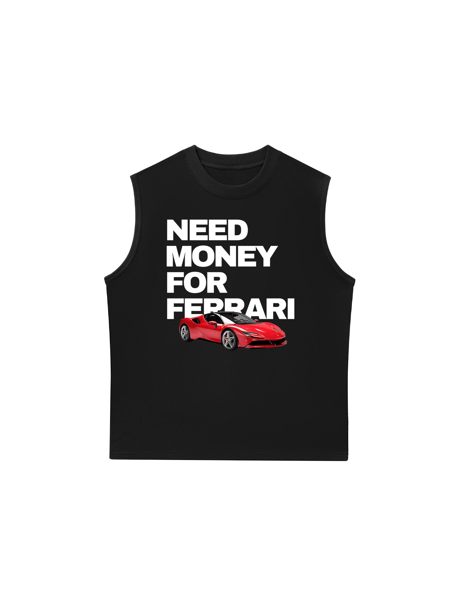 Áo Ba Lỗ Relaxed Fit Ferrari Need Money For Classic