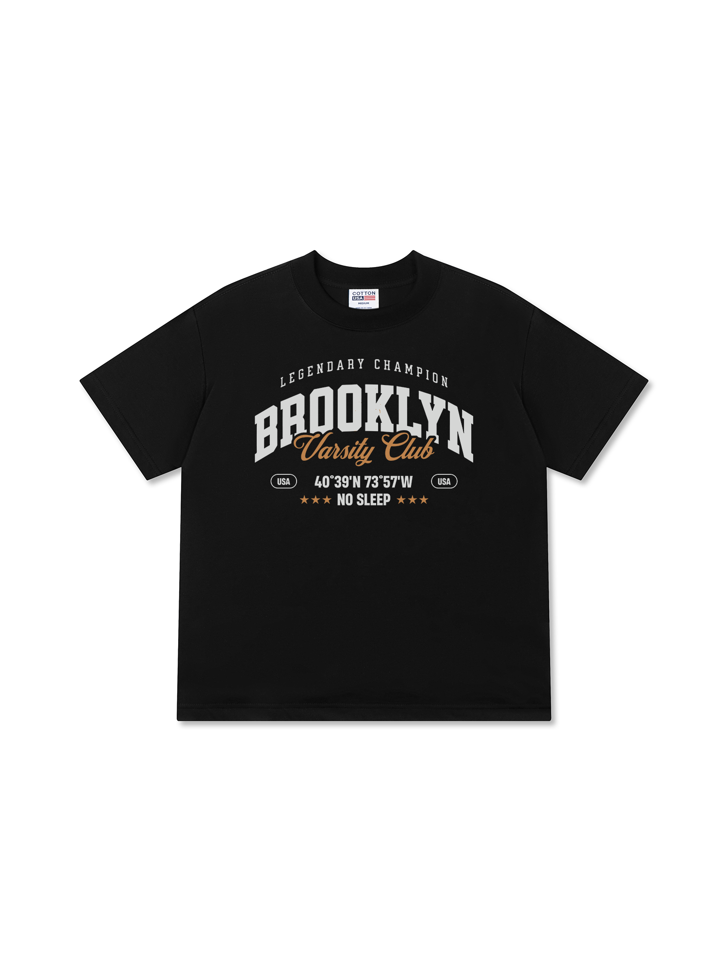 Áo Thun Relaxed Fit City Brooklyn Varsity Club