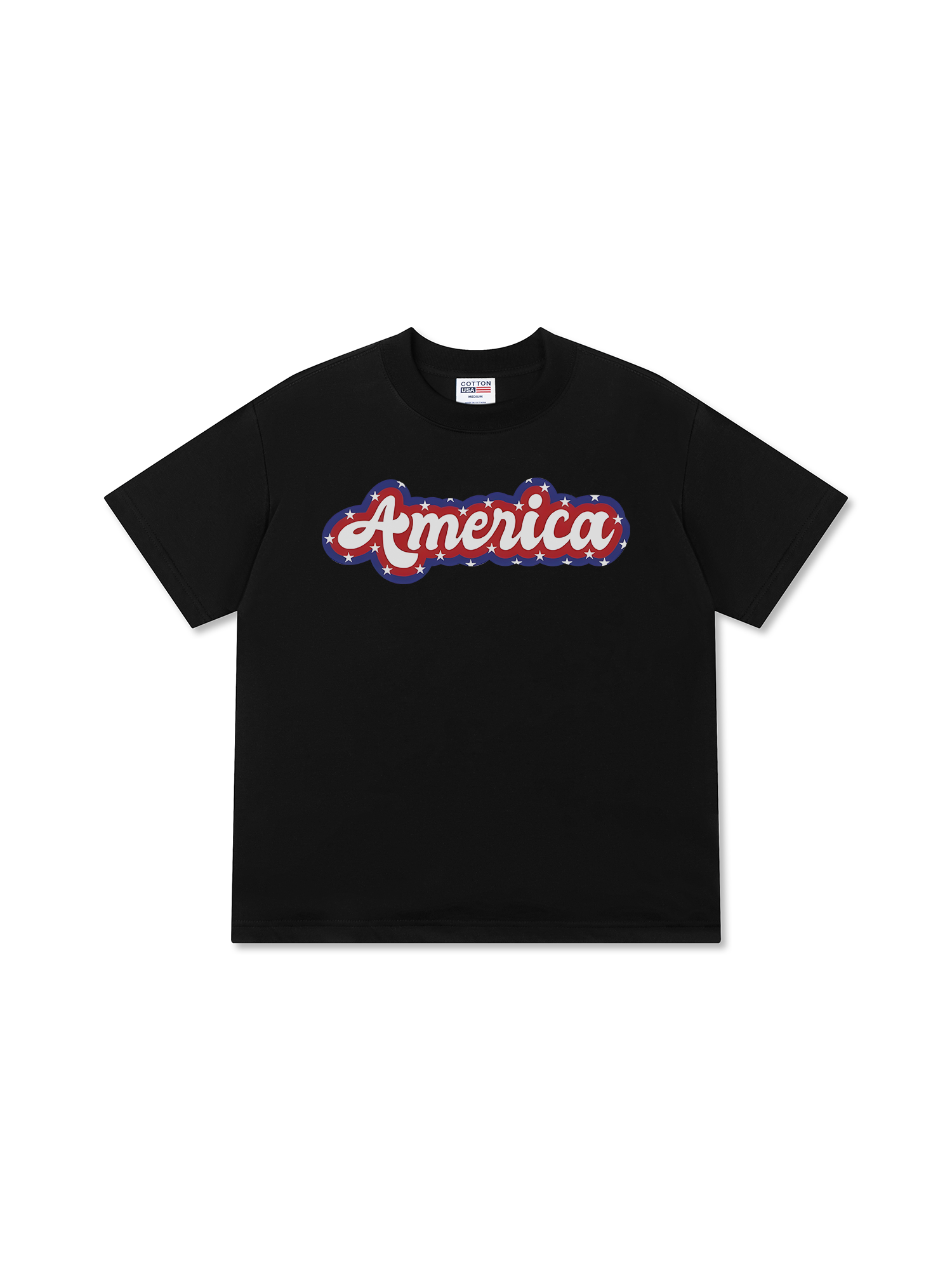 Áo Thun Relaxed USA Retro Flag America