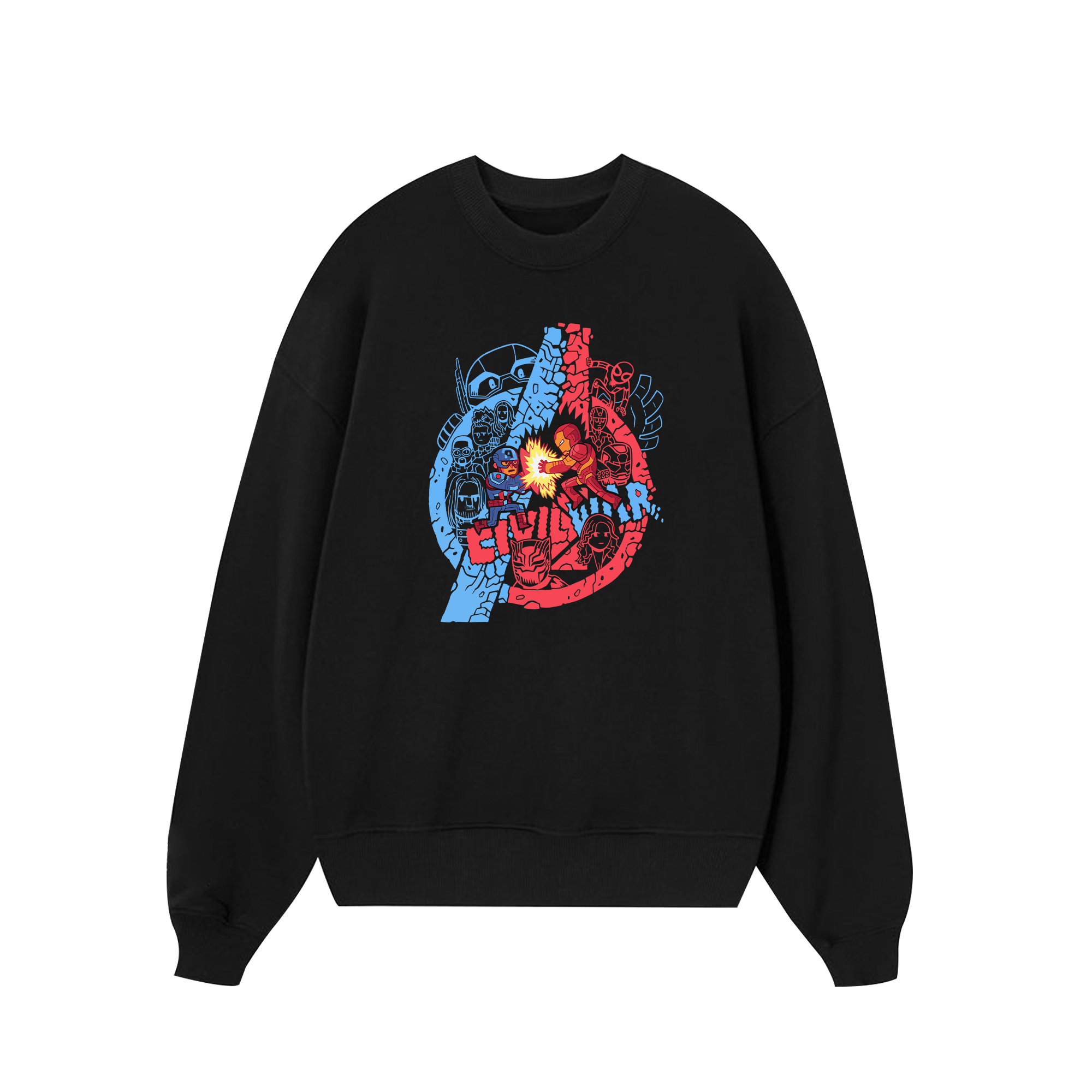 Marvel Civil War Sweater