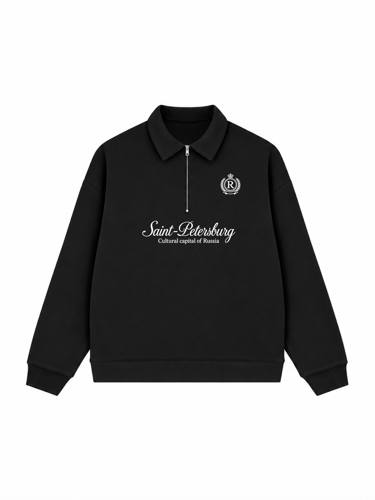 Áo Sweater Polo Nỉ Hai Da  Saint Petersburg