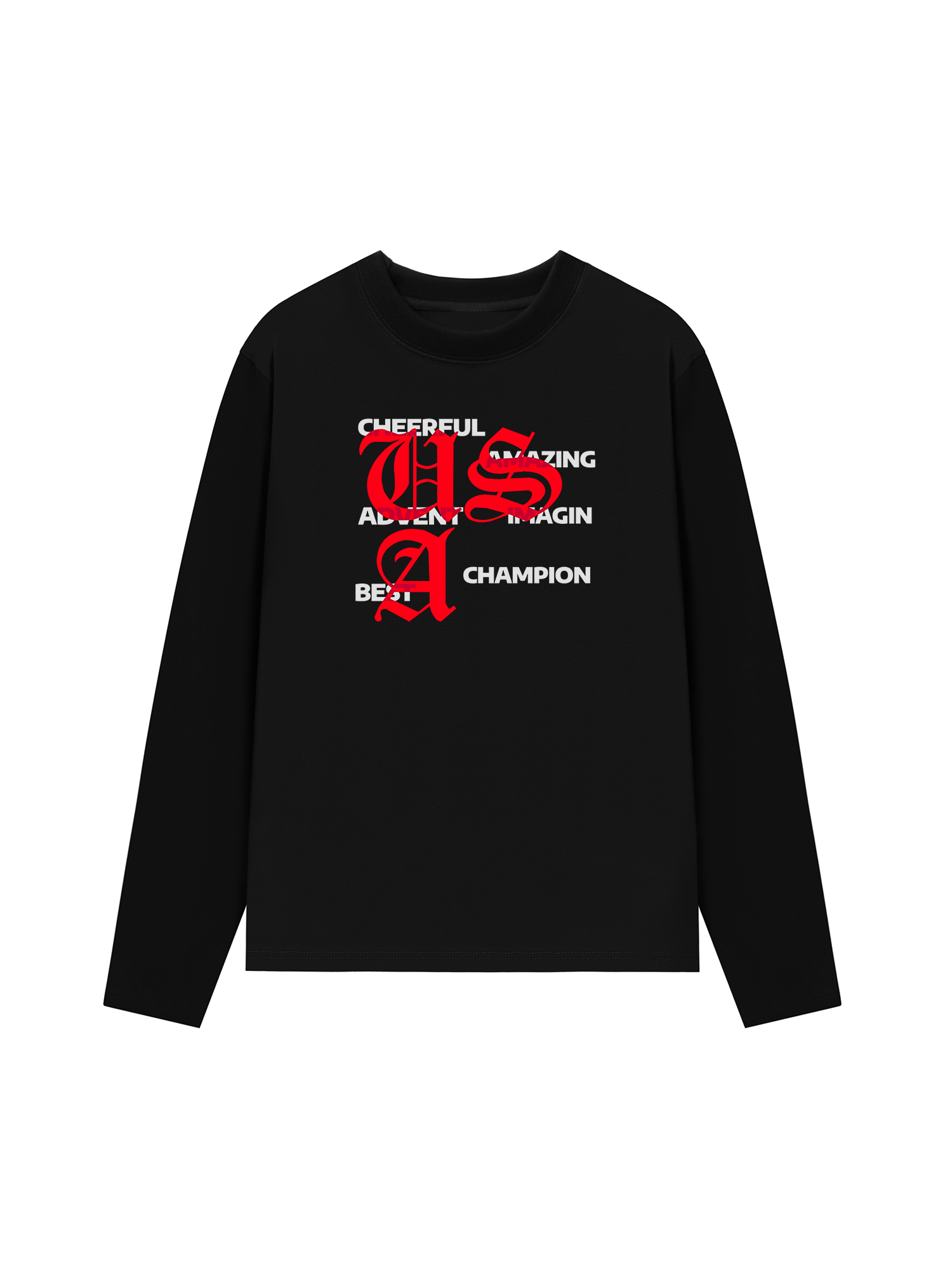 Áo Thun Dài Tay USA Classic Positive