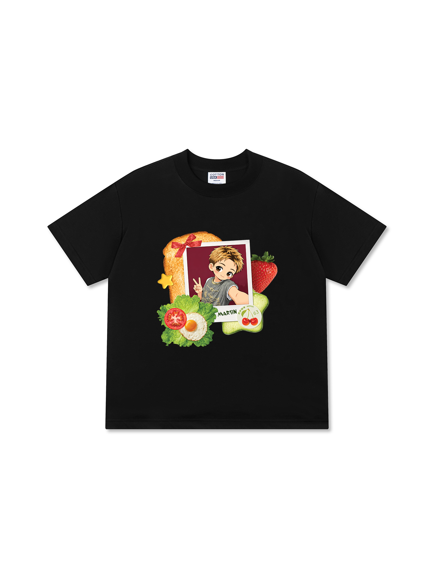 Áo Thun Relaxed Fit Idols Martin Cortis Strawberry Dream