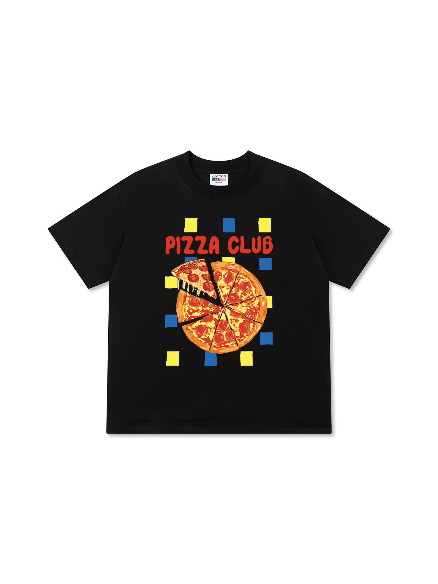 Áo Thun Relaxed Fit Yummy Mood Pizzaclub