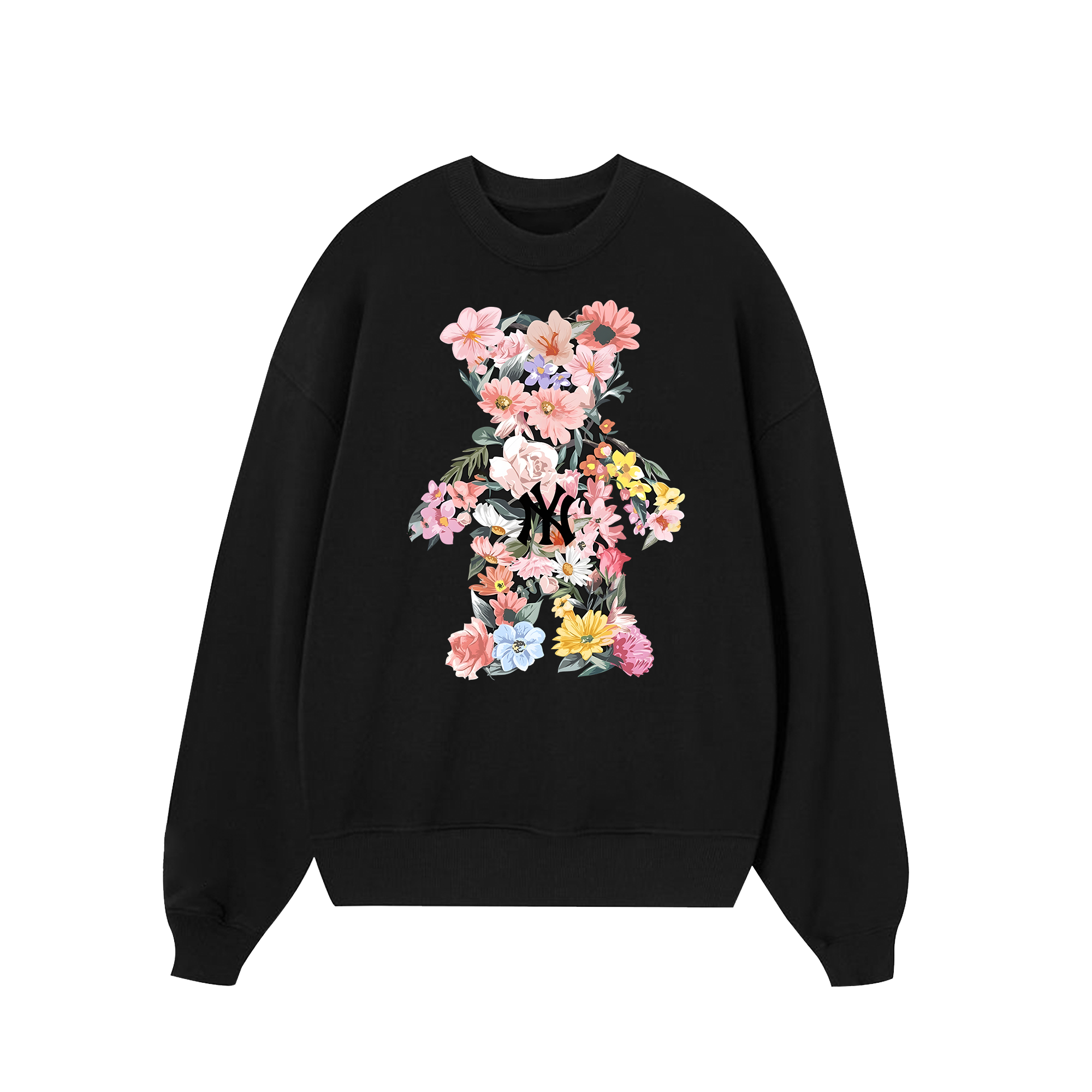 MLB Floral Teaddy Bear Flower Sweater