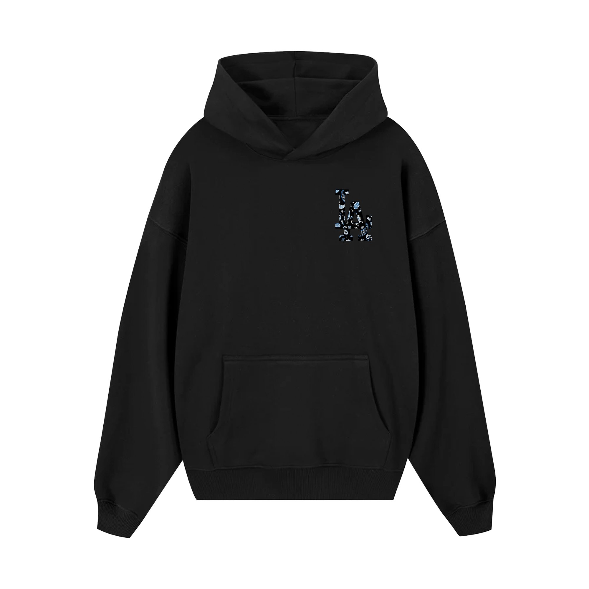 MLB Floral Blue Bandana Hoodie