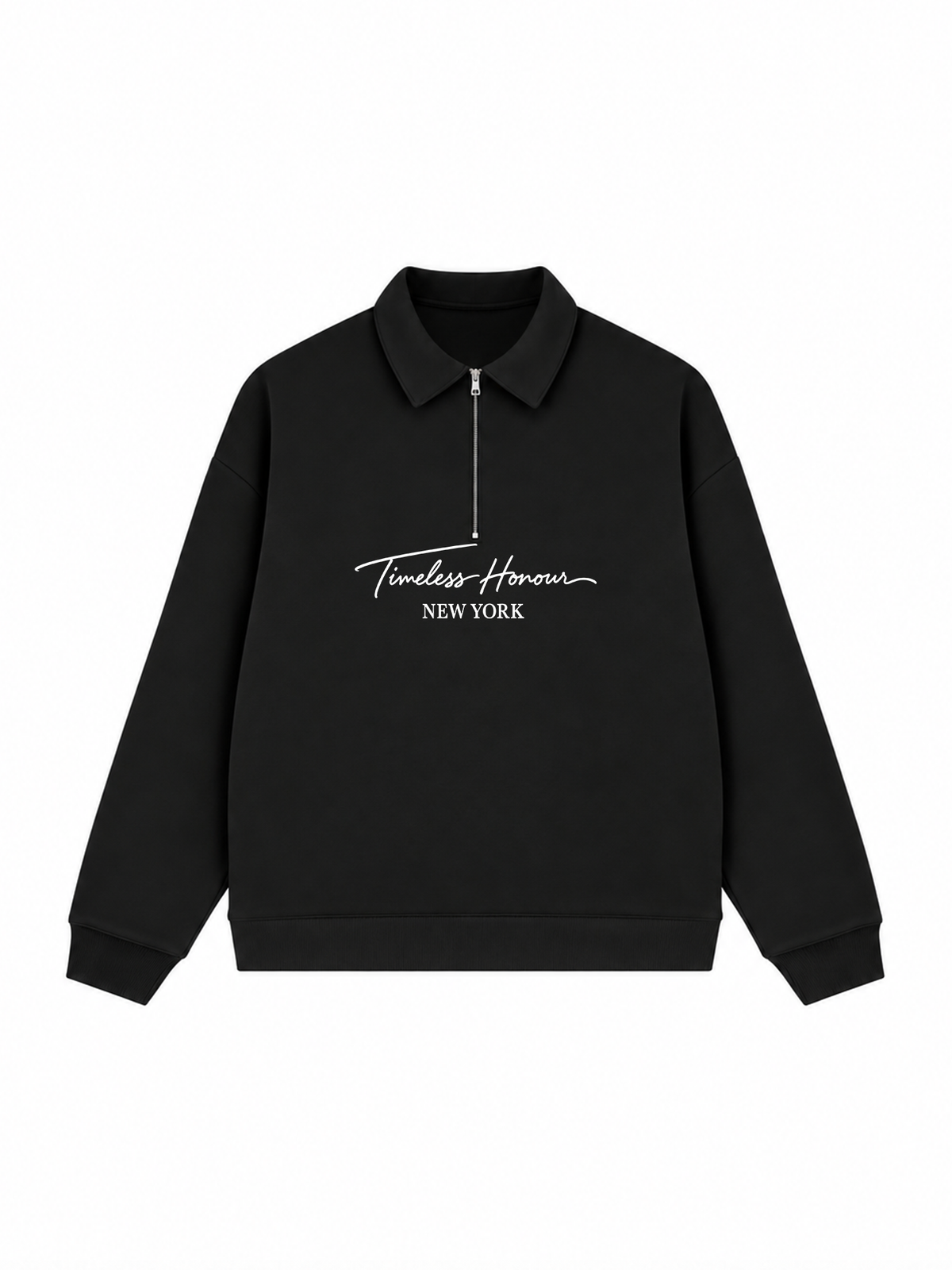 Áo Sweater Polo Nỉ Hai Da  Blue Timeless Honour