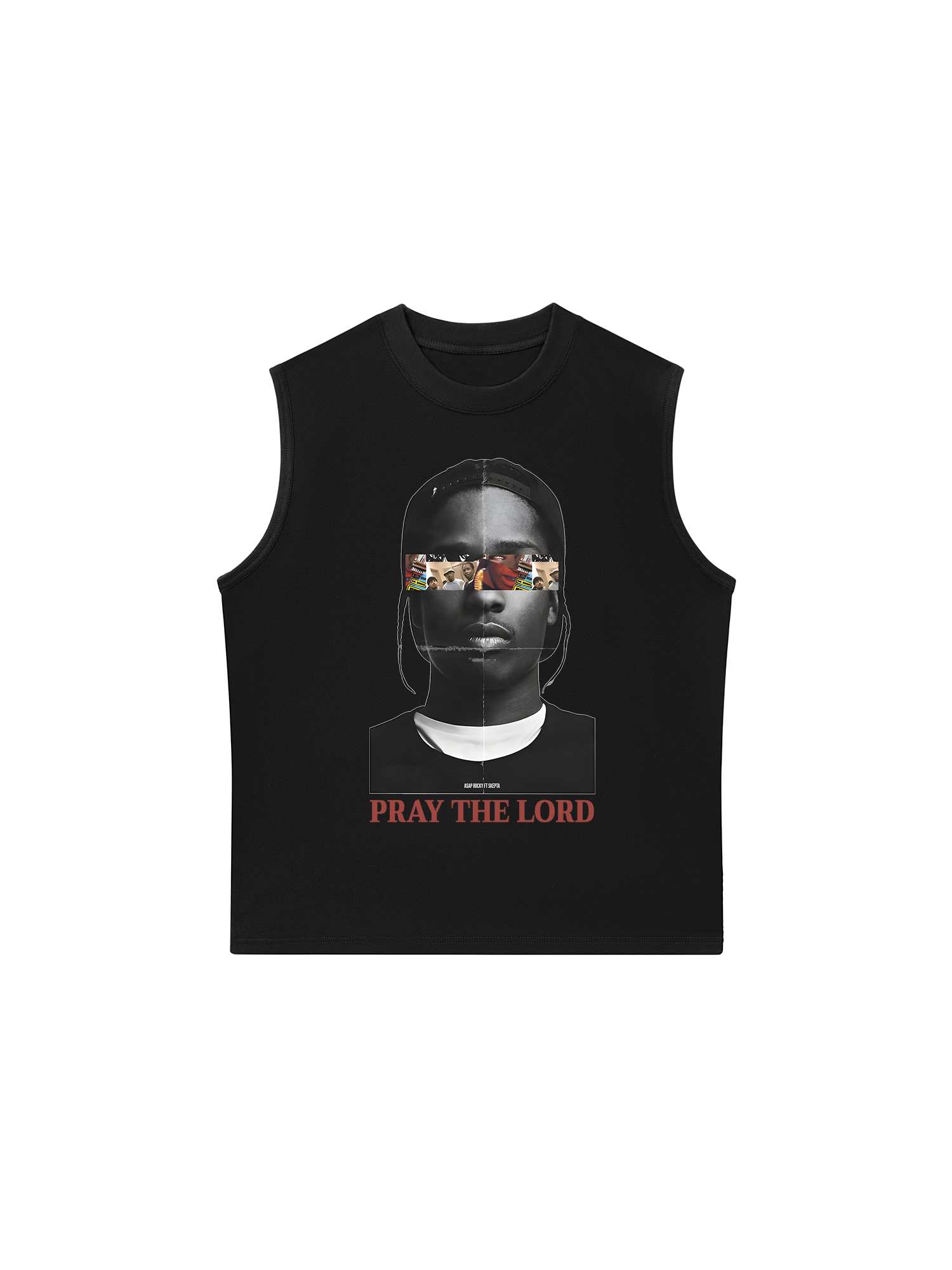 Áo Ba Lỗ Relaxed Fit Rapper Pray The Lord
