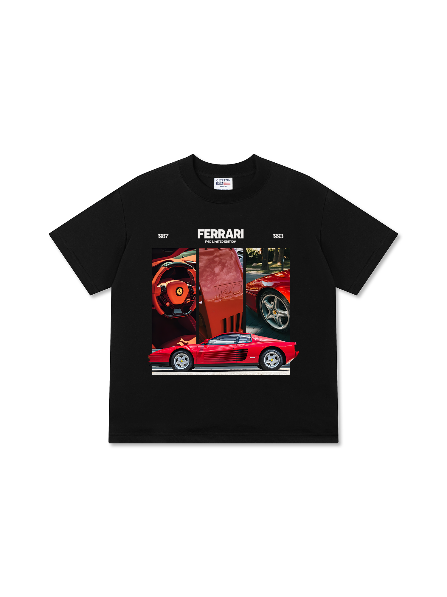 Áo Thun Relaxed Fit Ferrari F40 Limited Edition