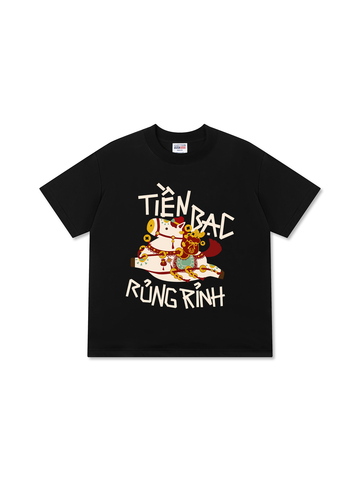 Áo Thun Relaxed Fit Tiền Bạc Rủng Rỉnh