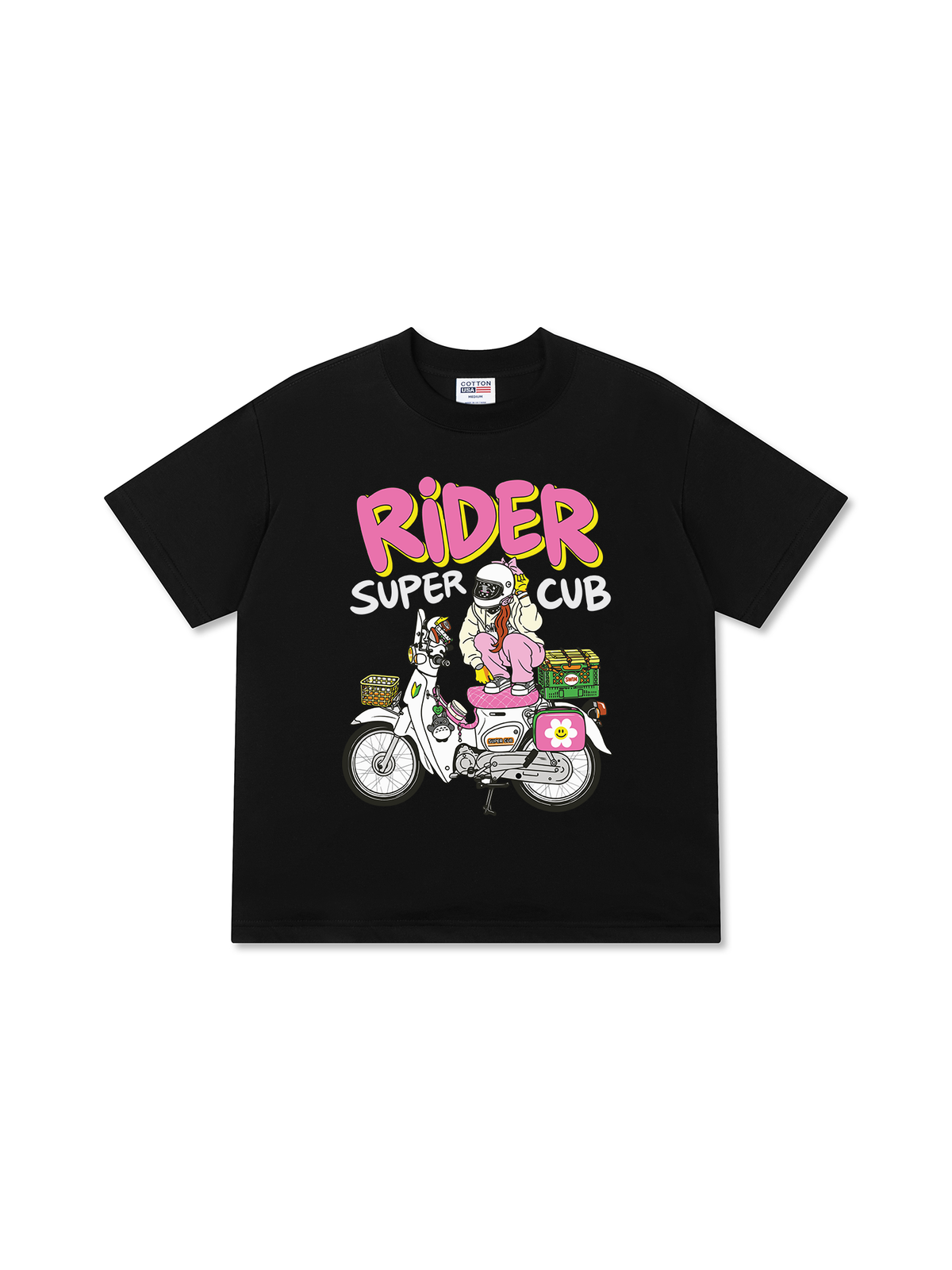 Áo Thun Relaxed Fit  RIDER Super Club