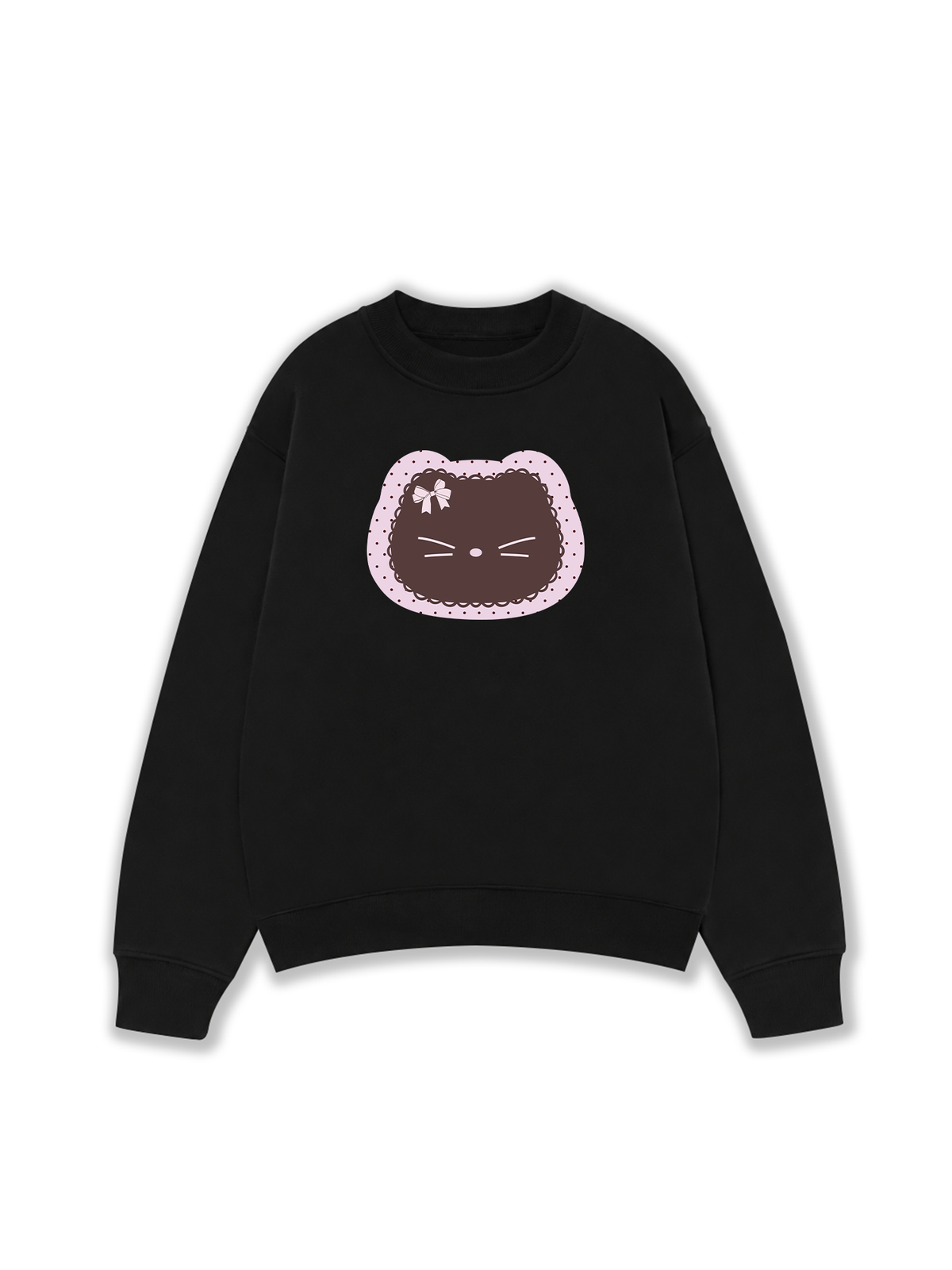 Áo Sweater Nỉ Hai Da Dotty Mood Cute Cat