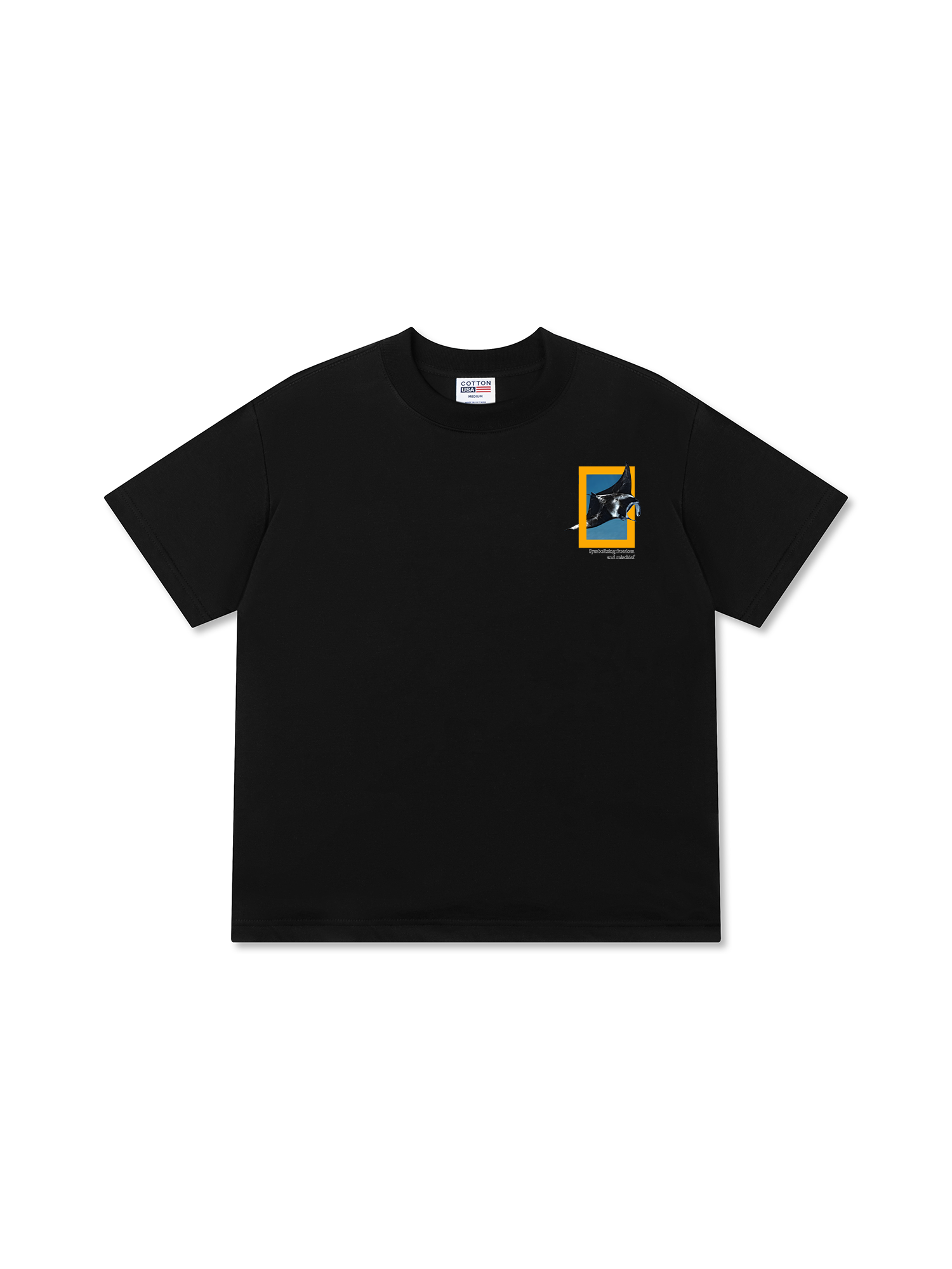 Áo Thun Relaxed Fit Wild Life Symbolizing Freedom