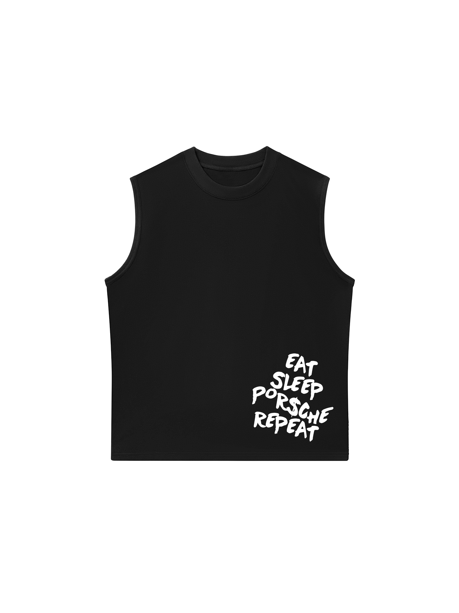 Áo Ba Lỗ Relaxed Fit Porsche Eat Sleep Repeat