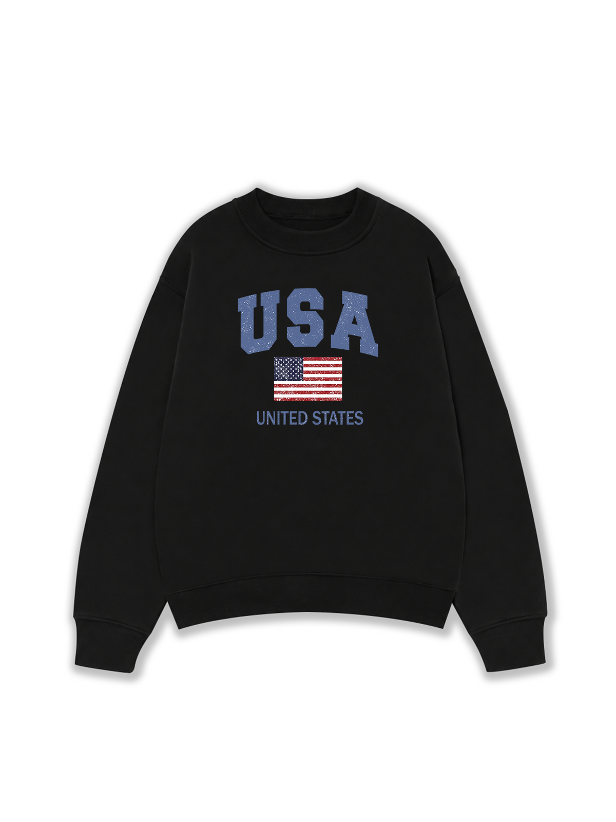 Áo Sweater Nỉ Hai Da  USA Vintage United State