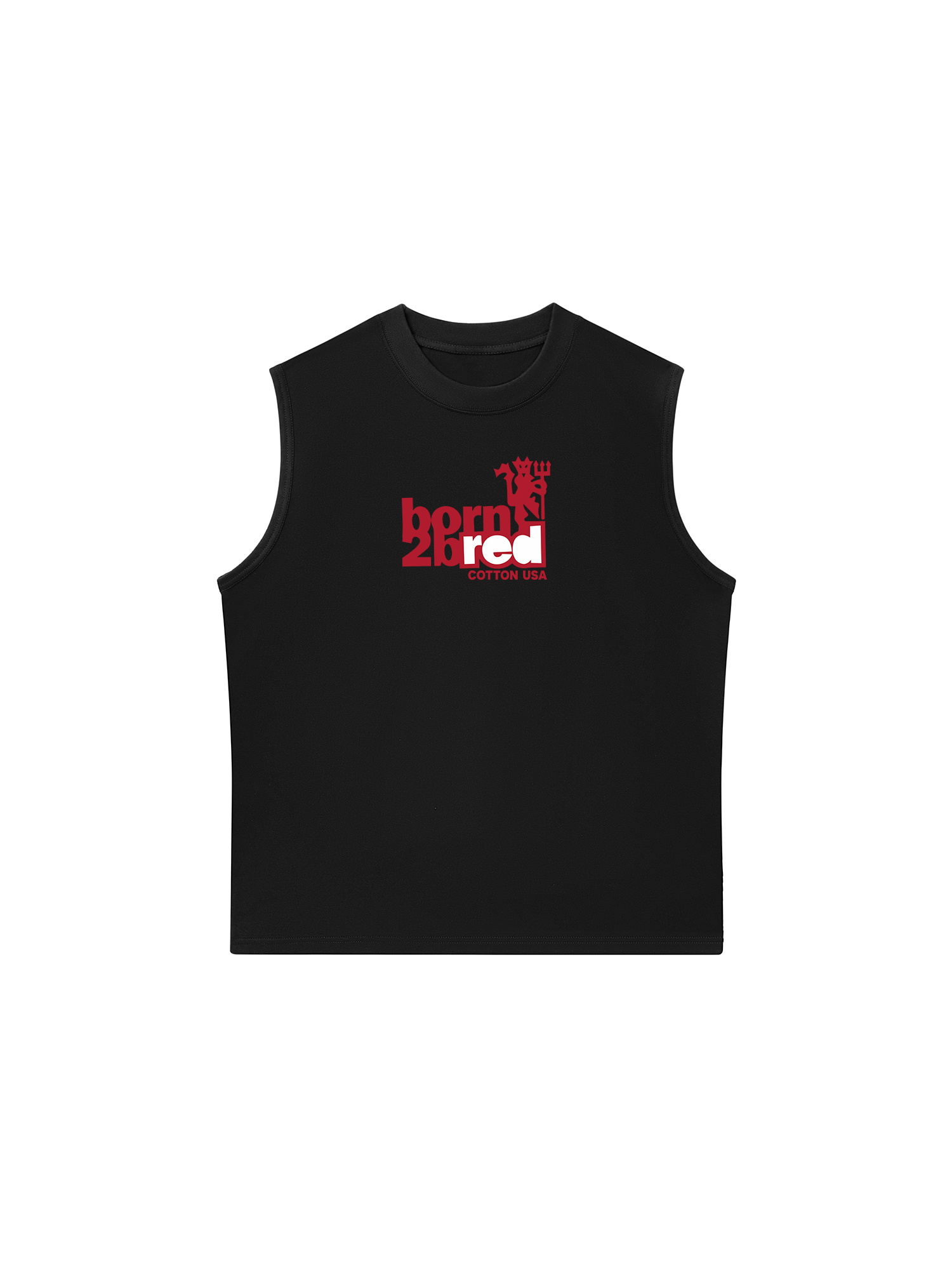 Áo Ba Lỗ Relaxed Fit Born To Be Red