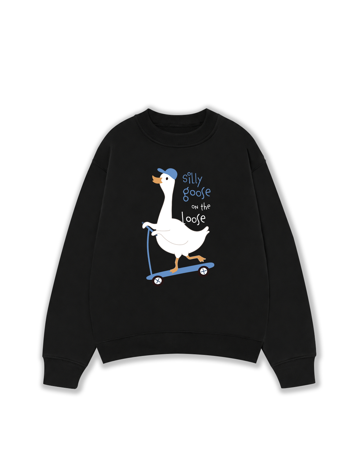 Áo Sweater Nỉ Hai Da Farm Silly Goose On The Loose