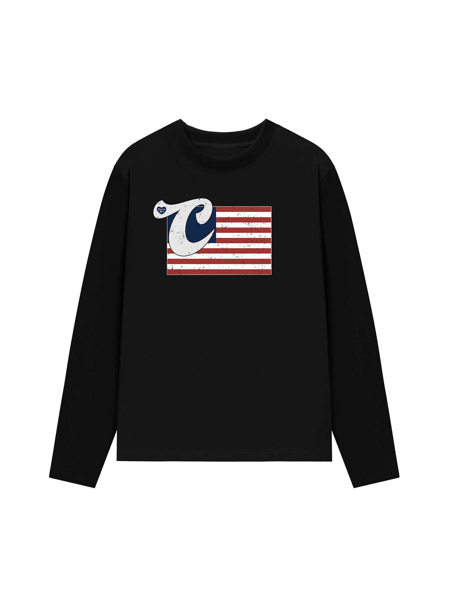 Áo Thun Dài Tay USA Vintage Flag