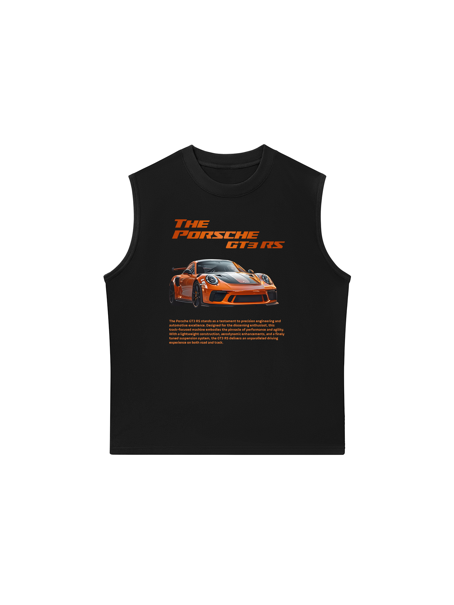 Áo Ba Lỗ Relaxed Fit Porsche Orange Layer GT3 RS