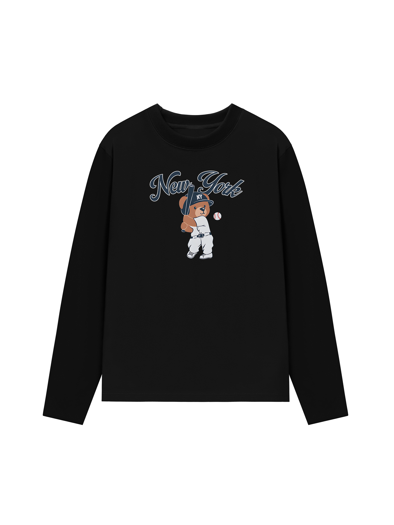 Áo Thun Dài Tay Baseball Bear