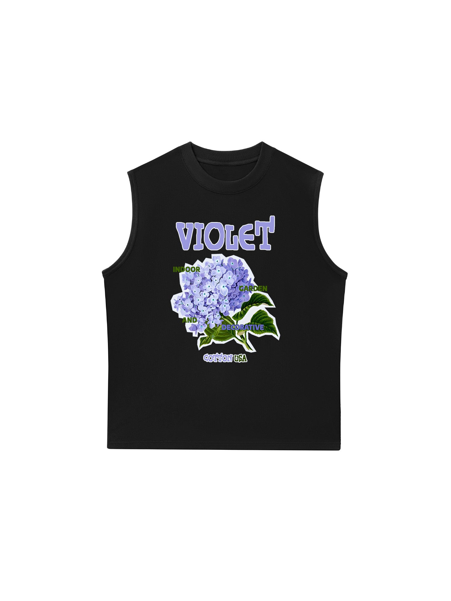 Áo Ba Lỗ Relaxed Fit Floral Indoor Violet