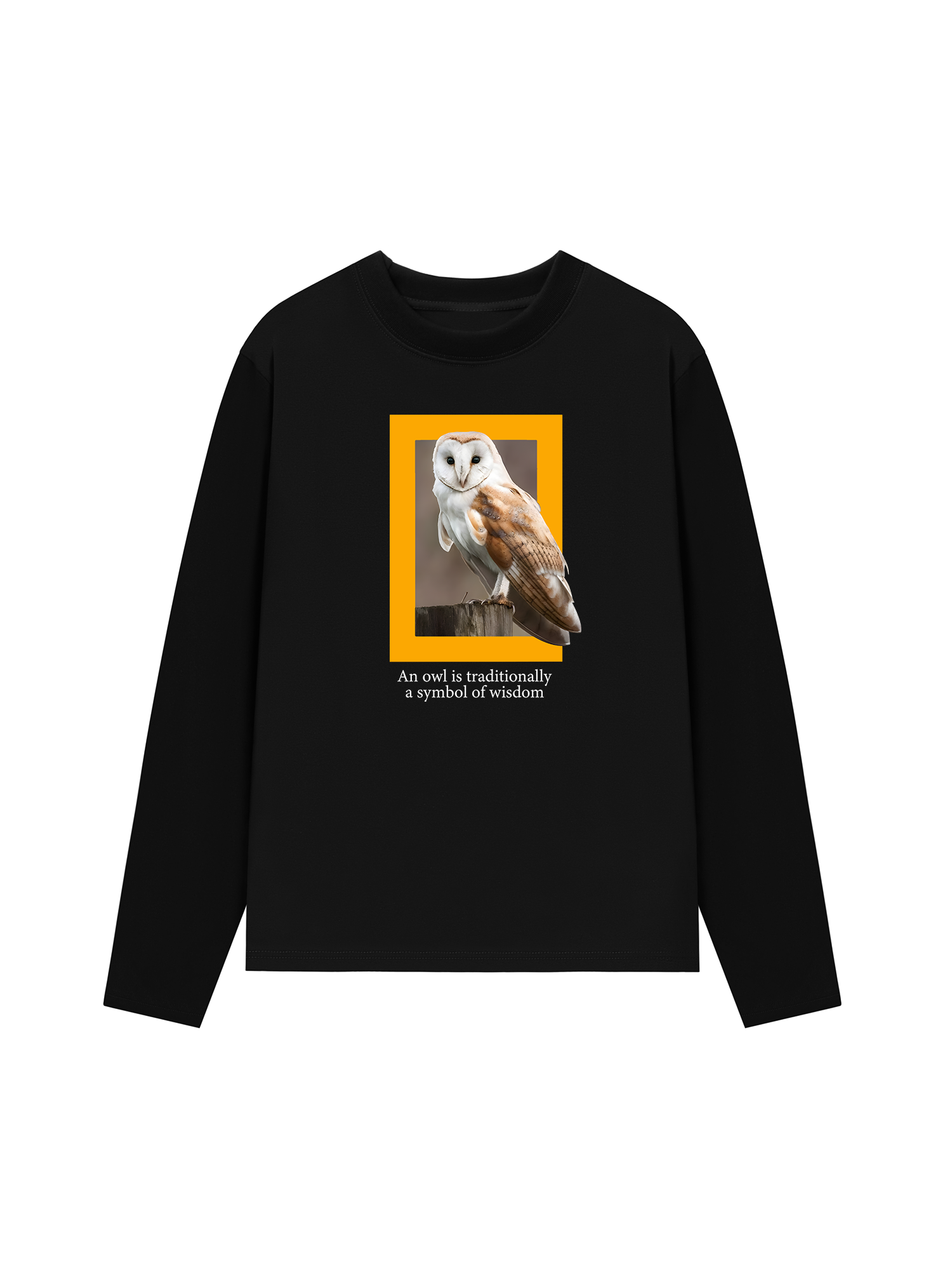 Áo Thun Dài Tay Wild Life Symbol Of Wisdom