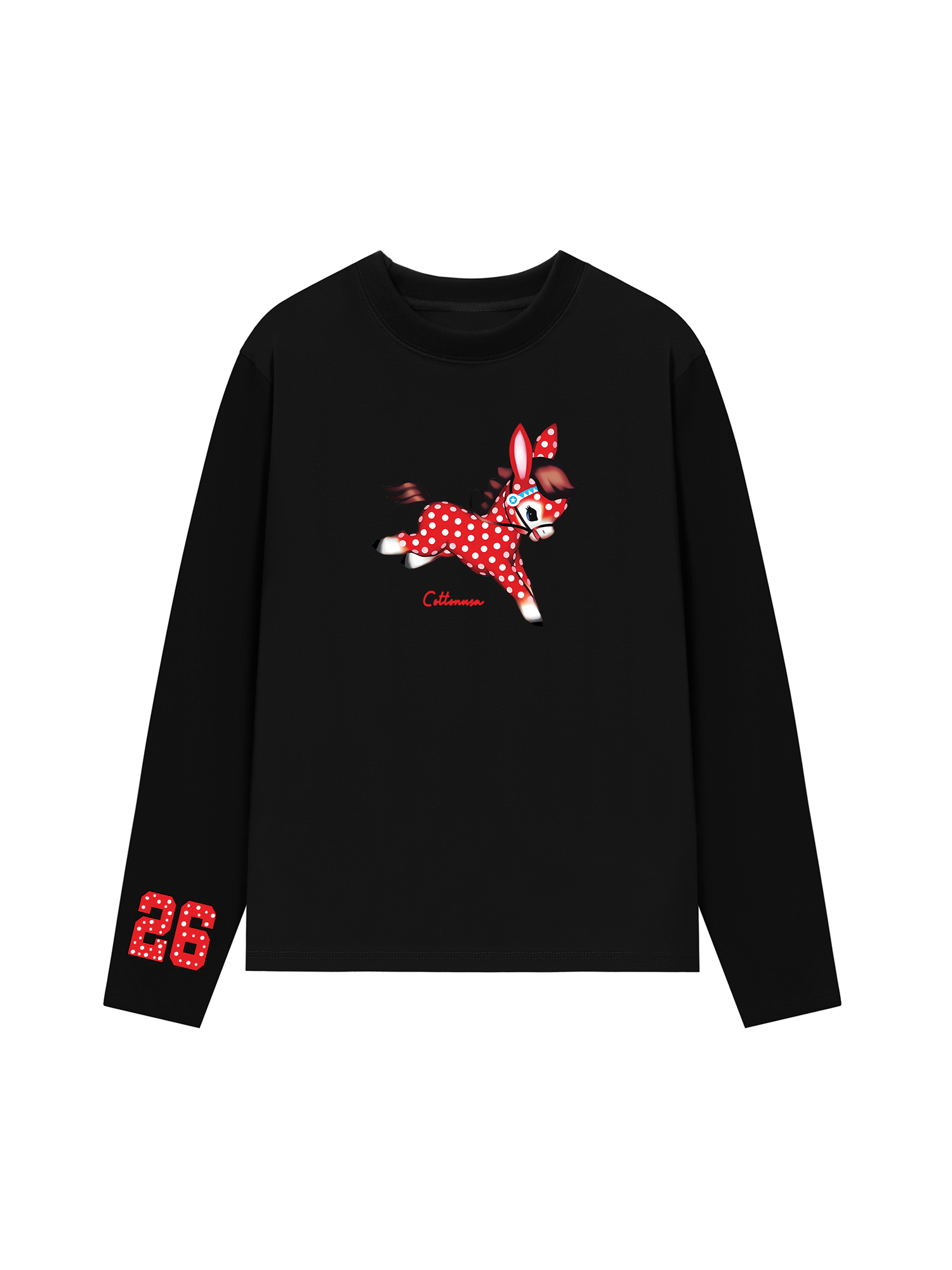 Áo Thun Dài Tay Dots Horse