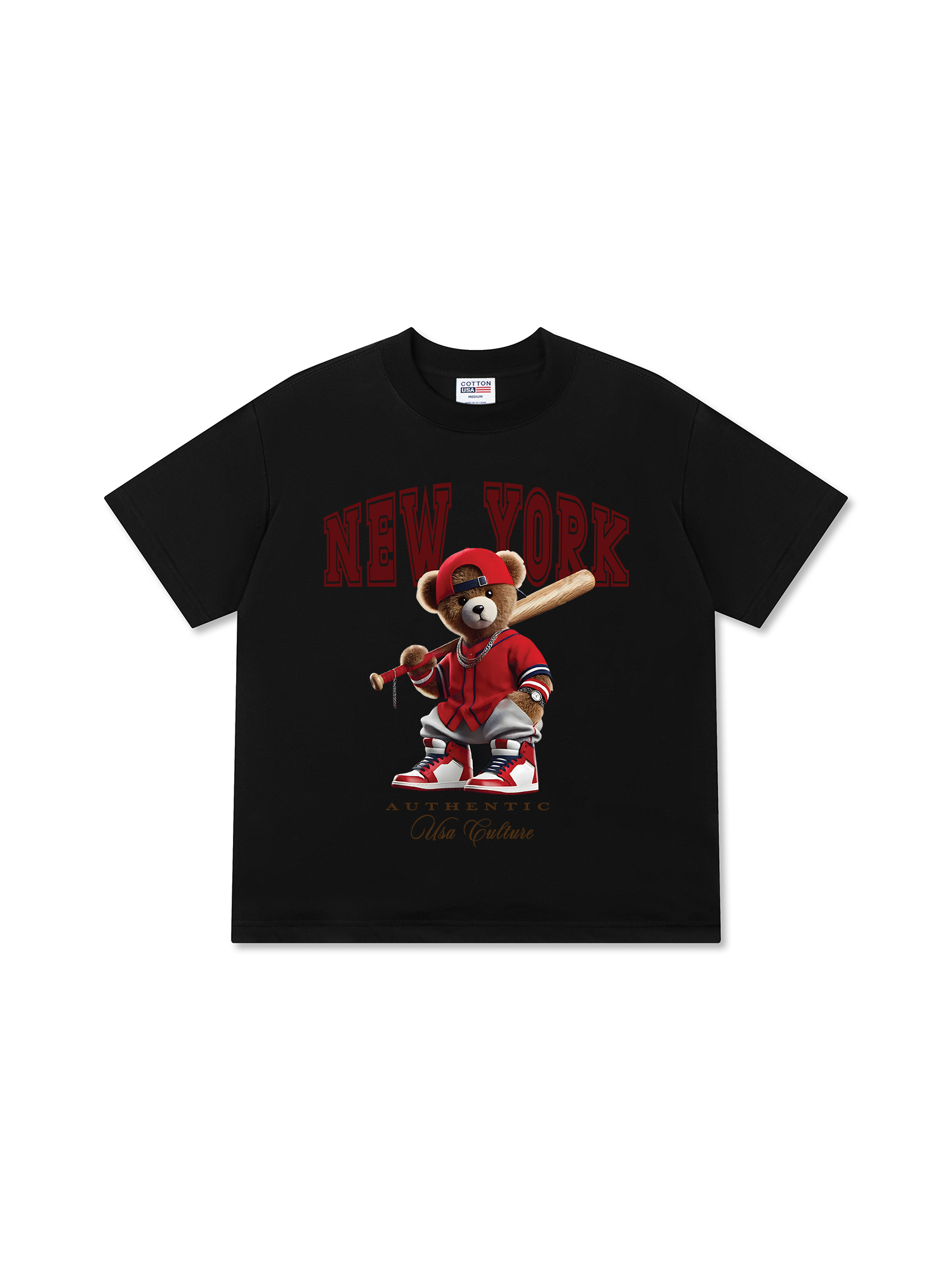 Áo Thun Relaxed Fit Baseball Authentic Teddy