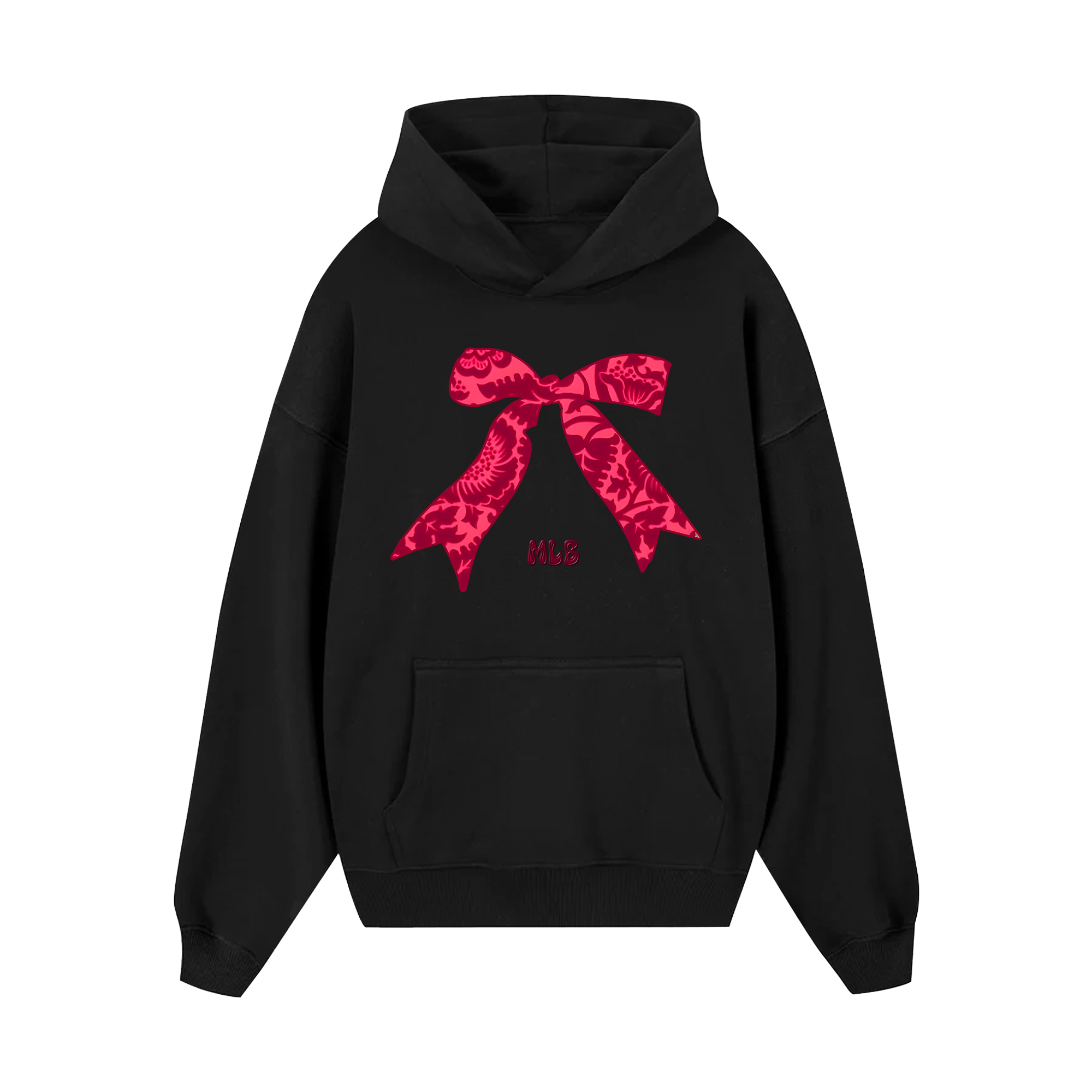 MLB Floral Coquette Pink Hoodie