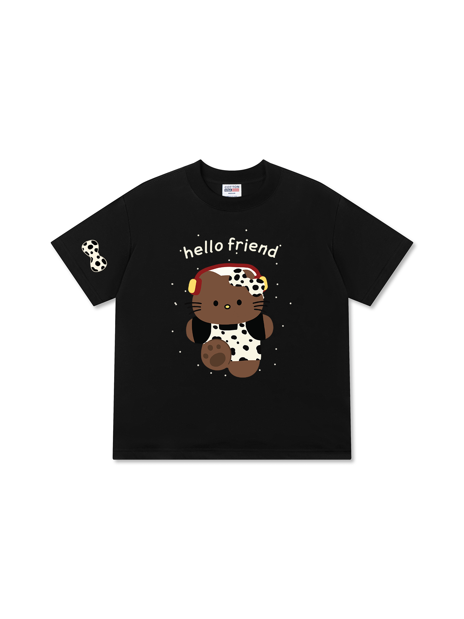 Áo Thun Relaxed Fit Soft Paw Hello Friend