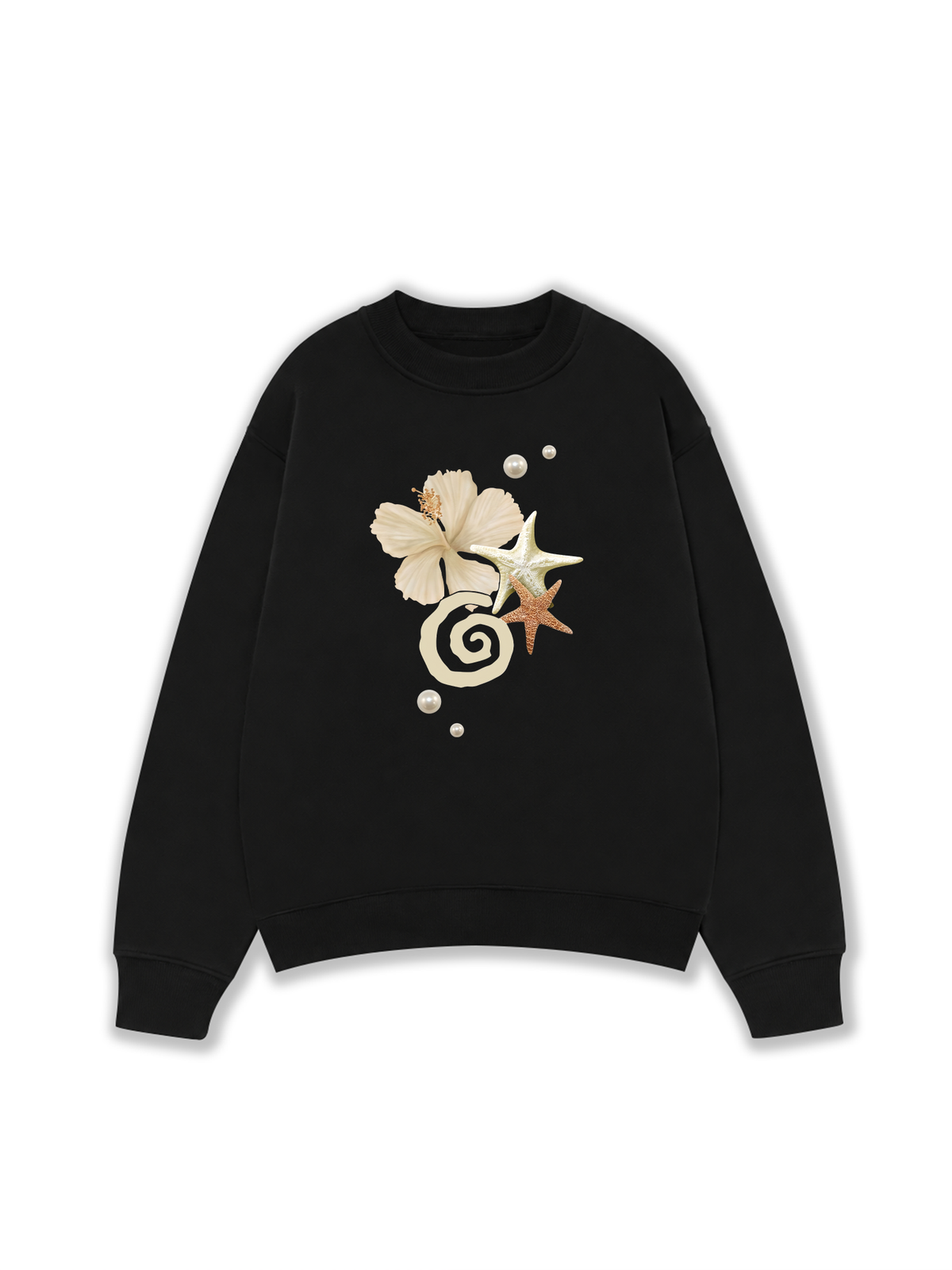 Áo Sweater Nỉ Hai Da Tropical Pearl Coast