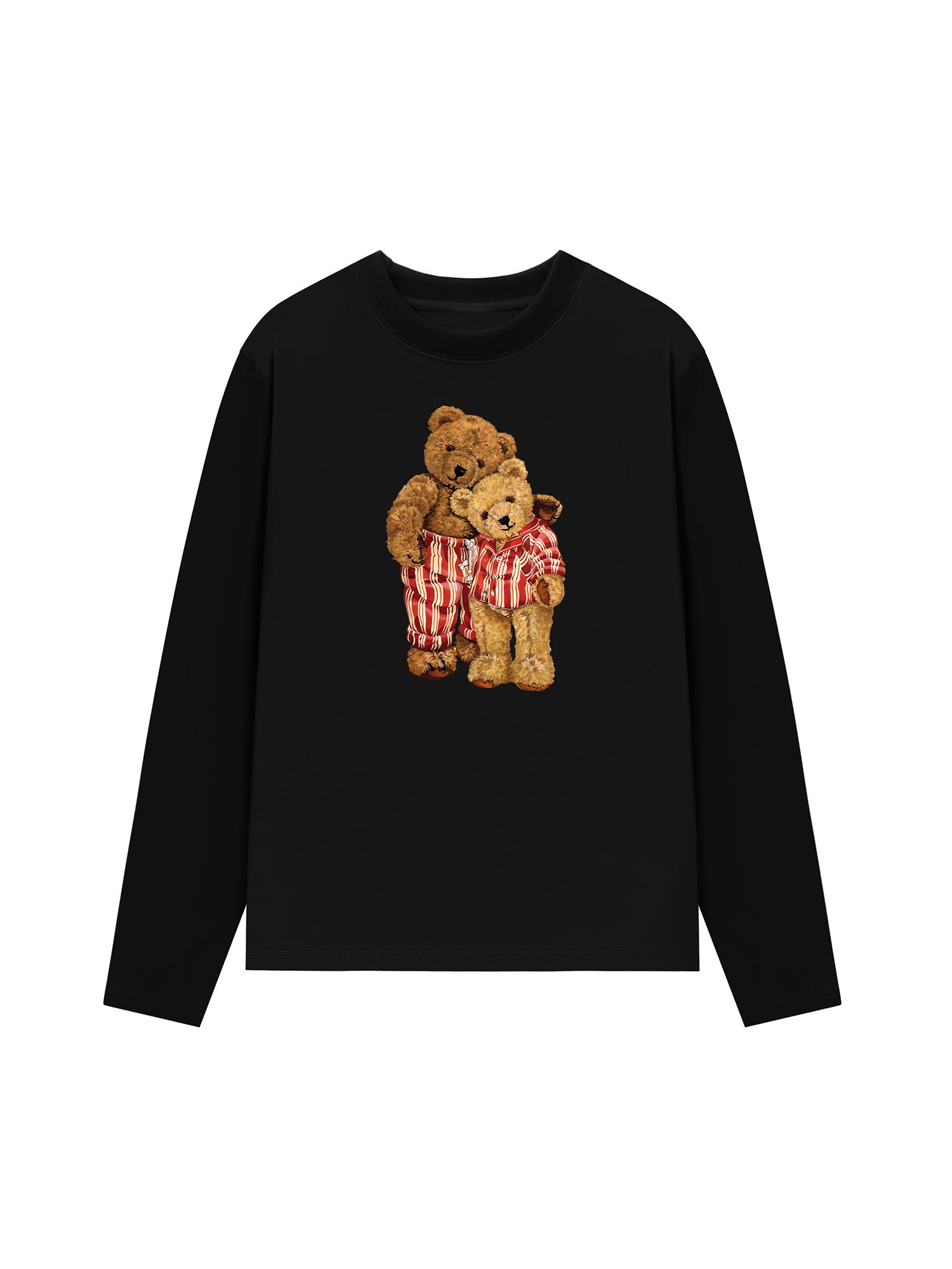 Áo Thun Dài Tay Couple Bear Go To Bed
