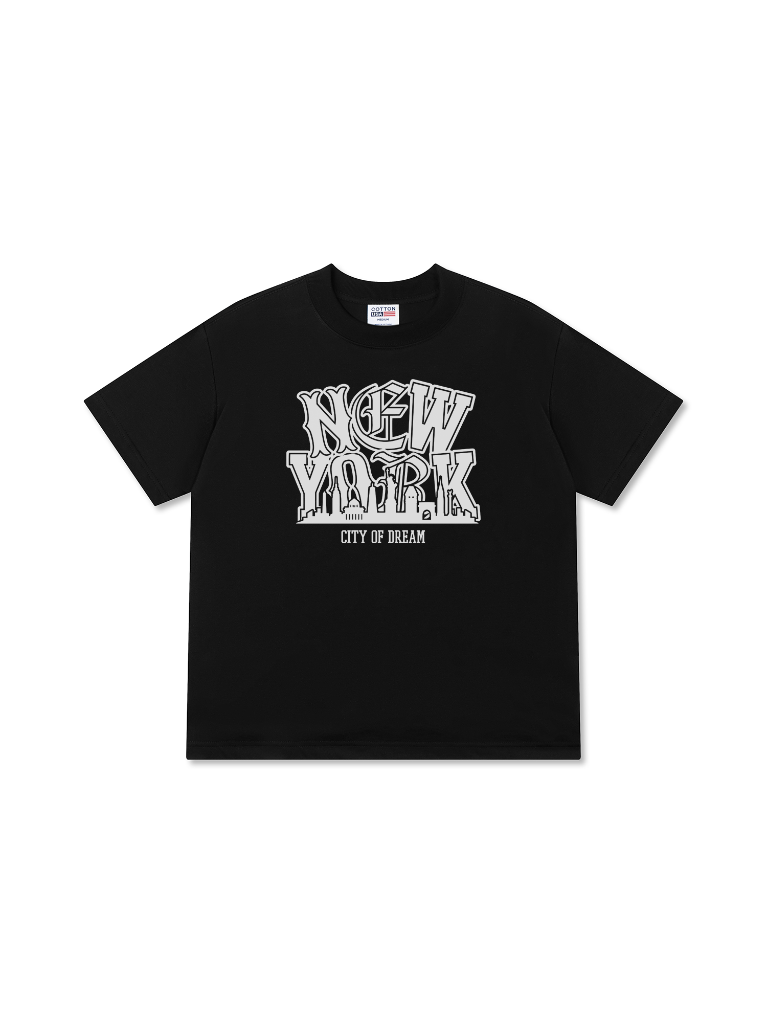 Áo Thun Relaxed Fit USA City Of Dream