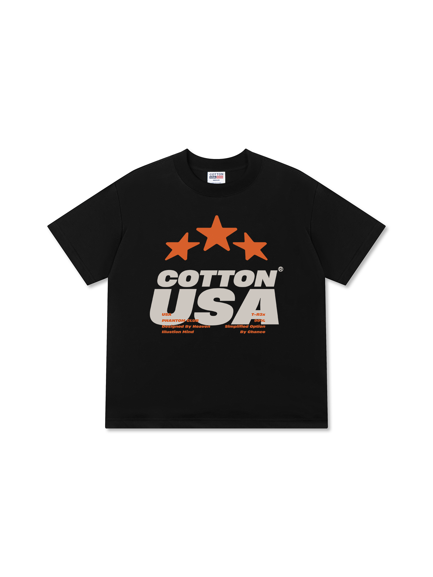 Áo Thun Relaxed Fit USA Fliction Star