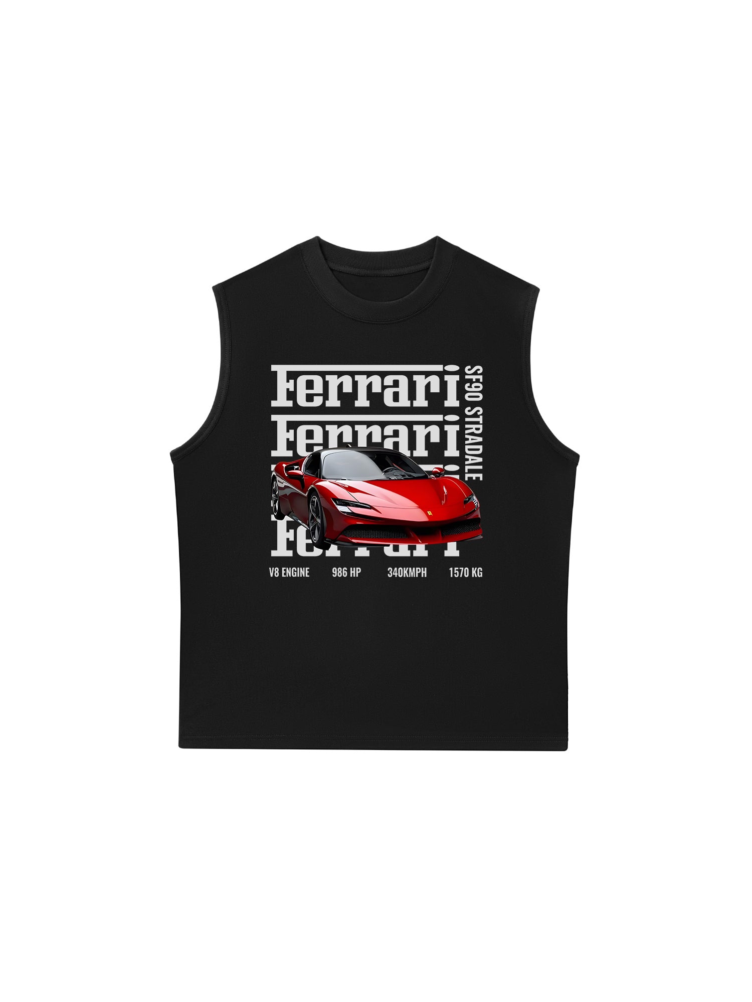 Áo Ba Lỗ Relaxed Fit Ferrari SF90 Stradale