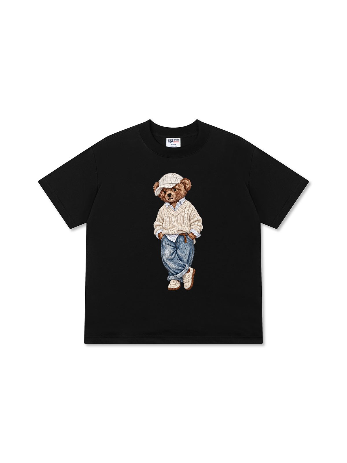 Áo Thun Relaxed Fit  Bear Daily Outfit