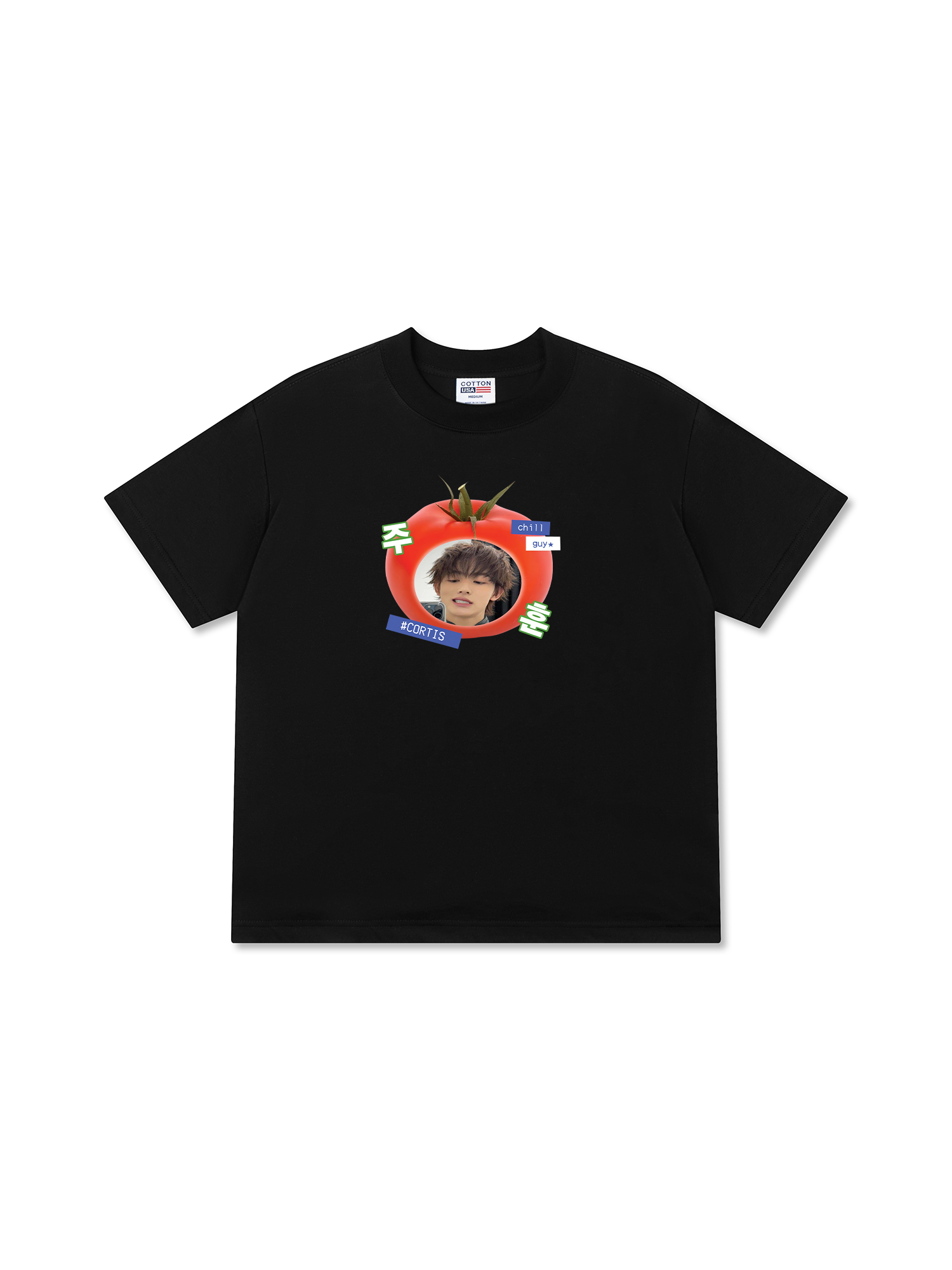 Áo Thun Relaxed Fit Idols Cortis Seonghyeon Tomato