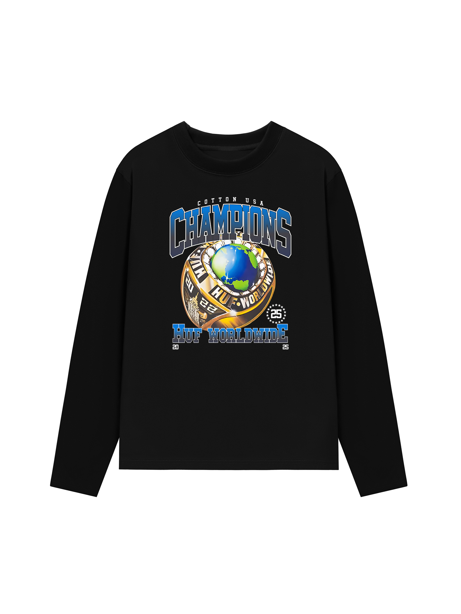 Áo Thun Dài Tay Champions Huf Worldwide