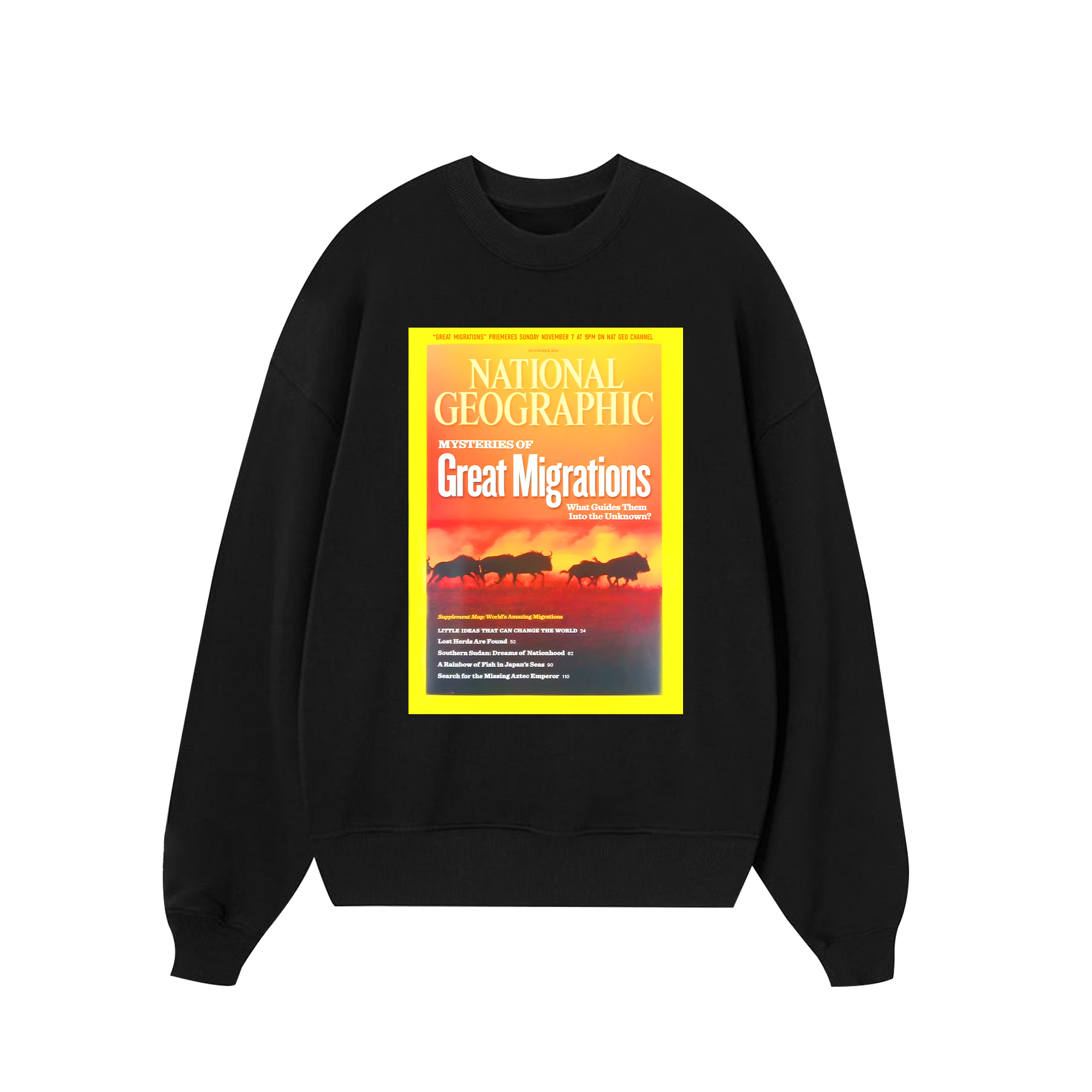 National Geographic Great Migrations Sweater