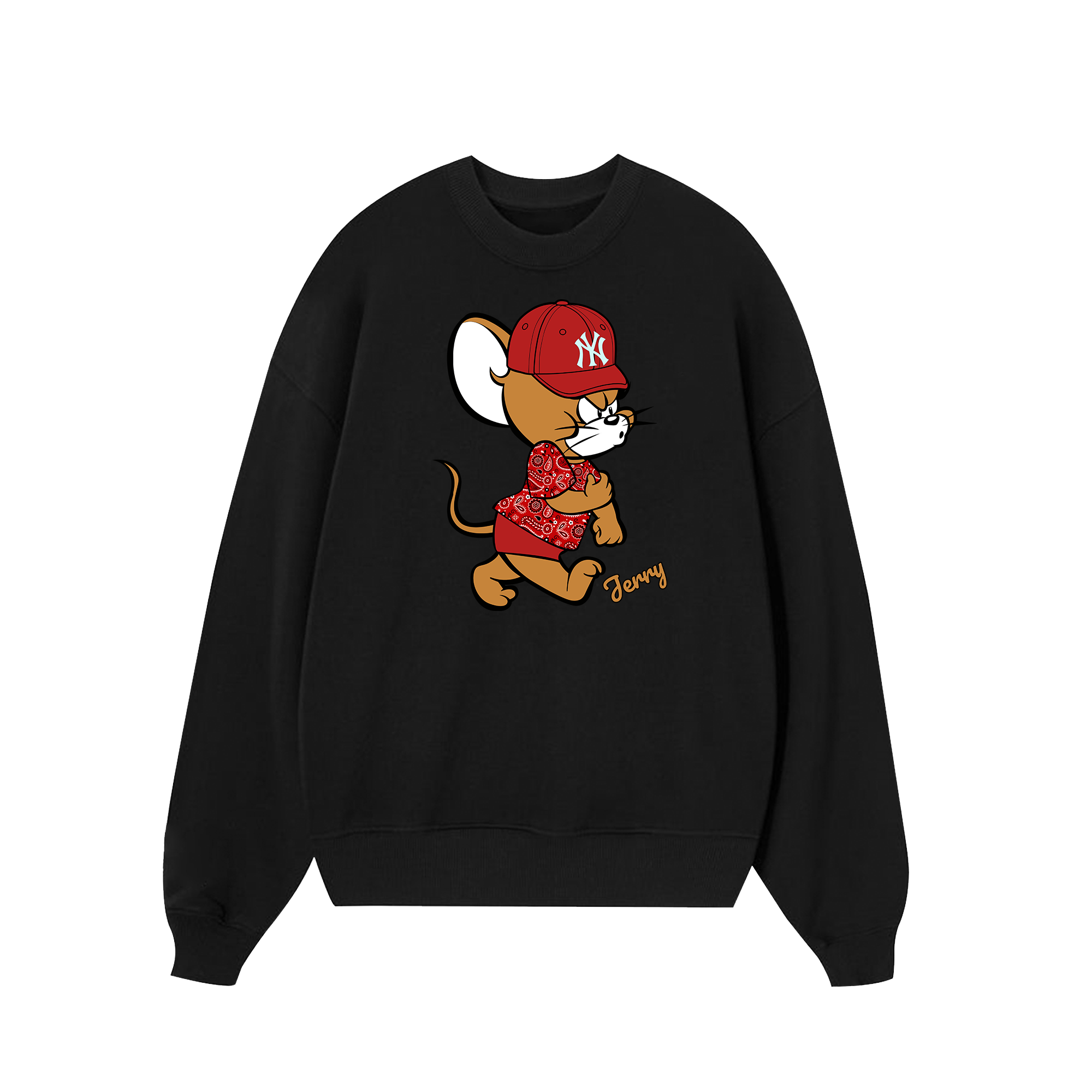 MLB Floral Funny Disney Jerry Sweater