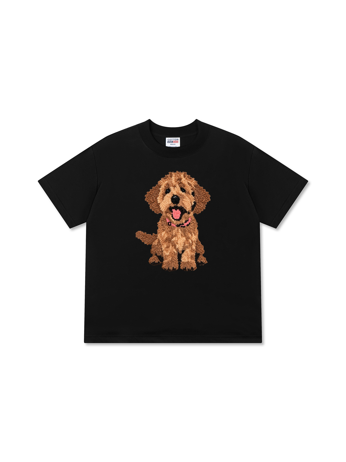 Áo Thun Relaxed Fit Cute Brown Puppy