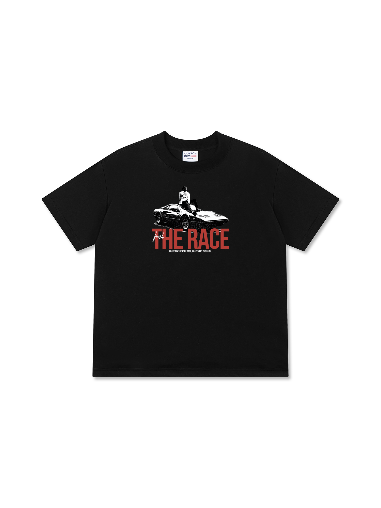 Áo Thun Relaxed Fit Finish The Race