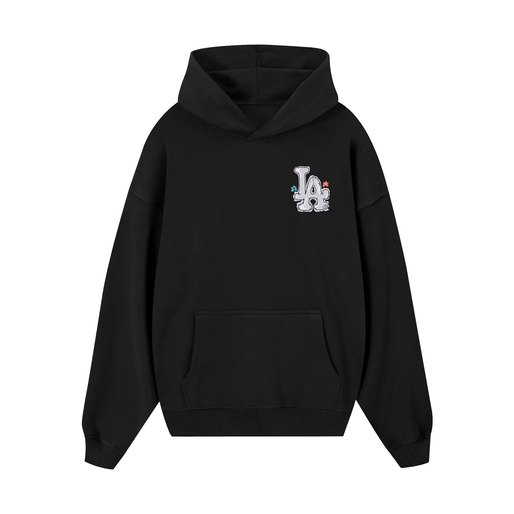 MLB Floral LA Groovy Flower Hoodie