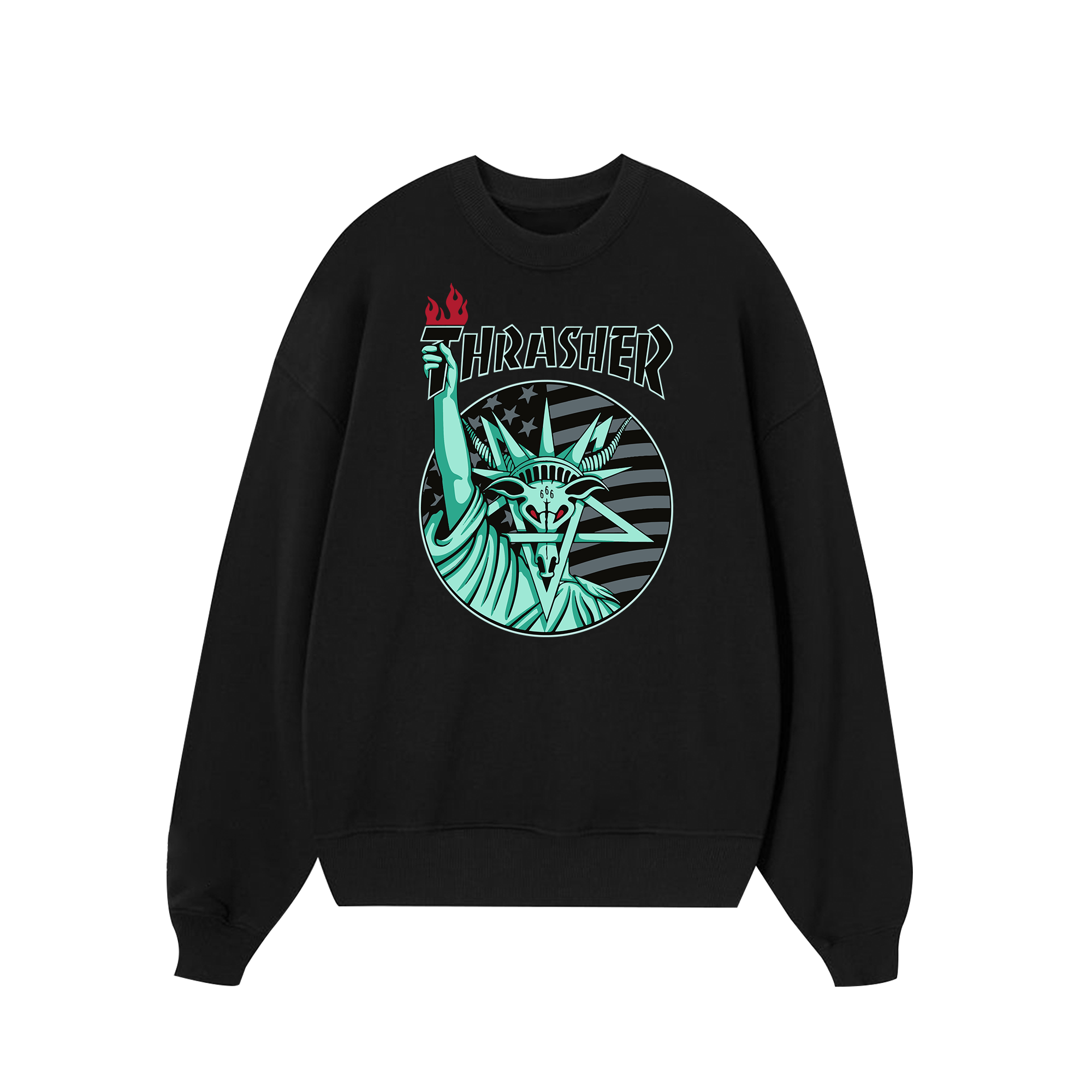 Thrasher Statue Of Liberty Sweater